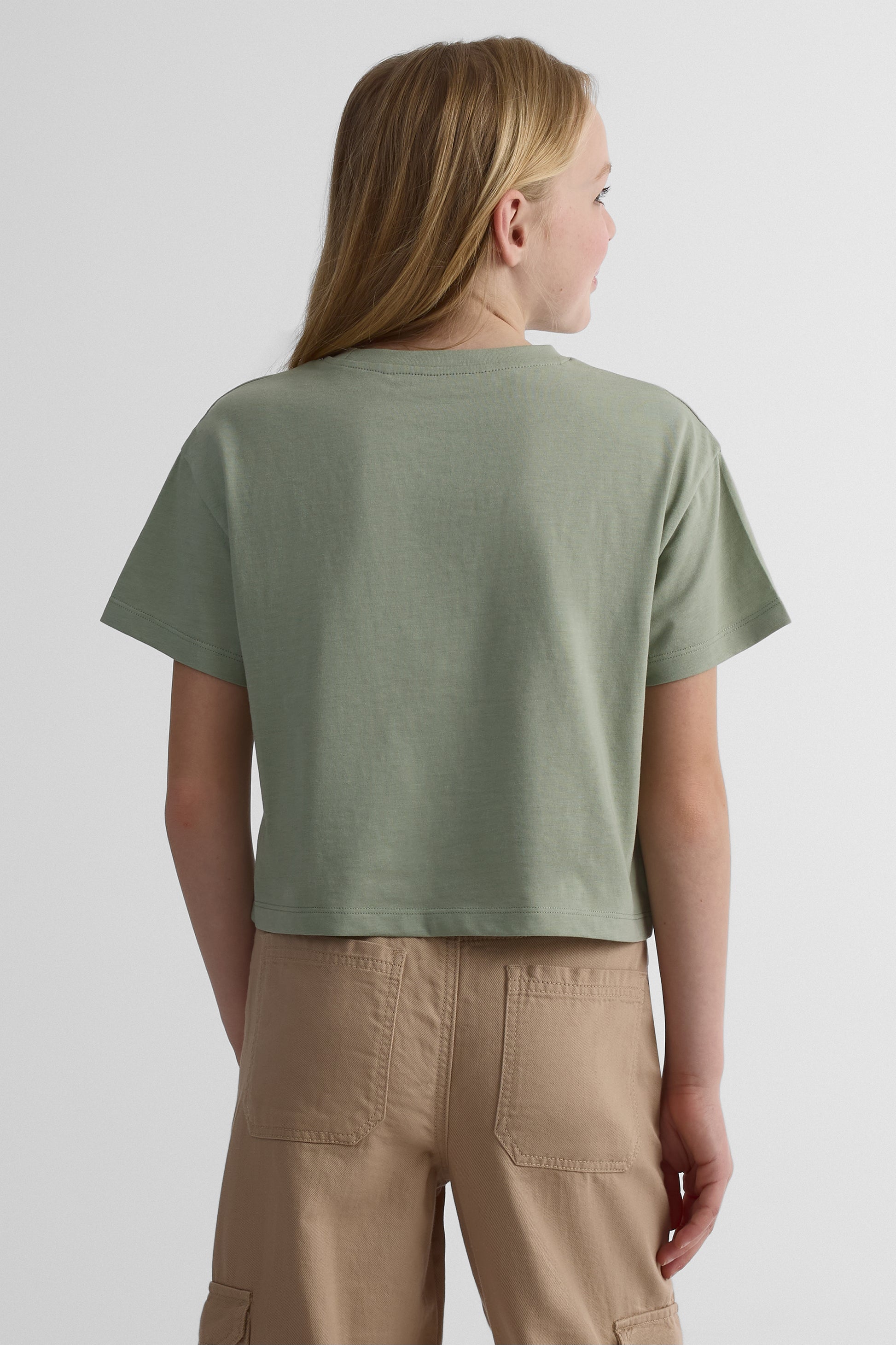 Chandail manches courtes - Ado fille && VERT PALE