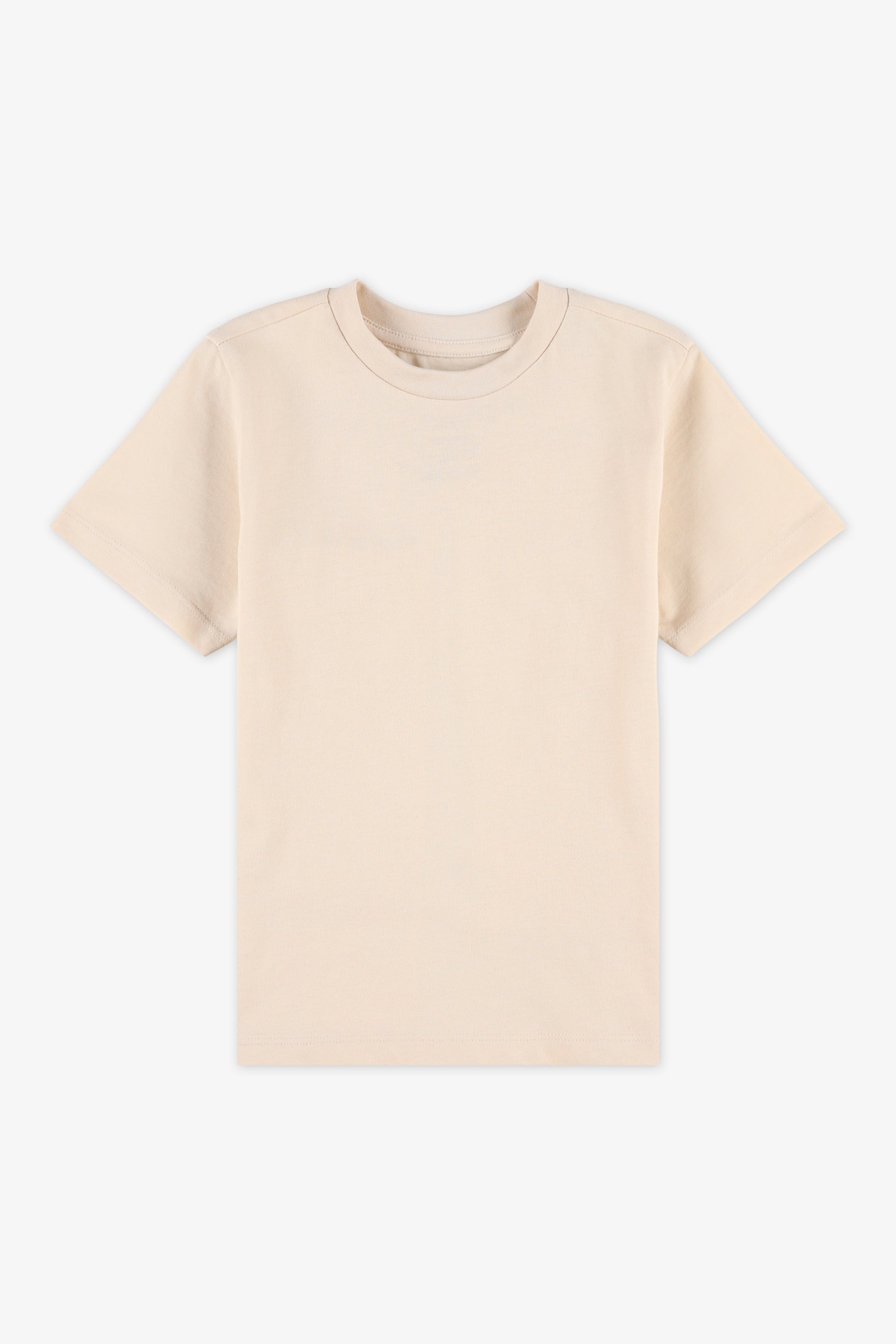 Chandail manches courtes - Enfant garçon && BEIGE