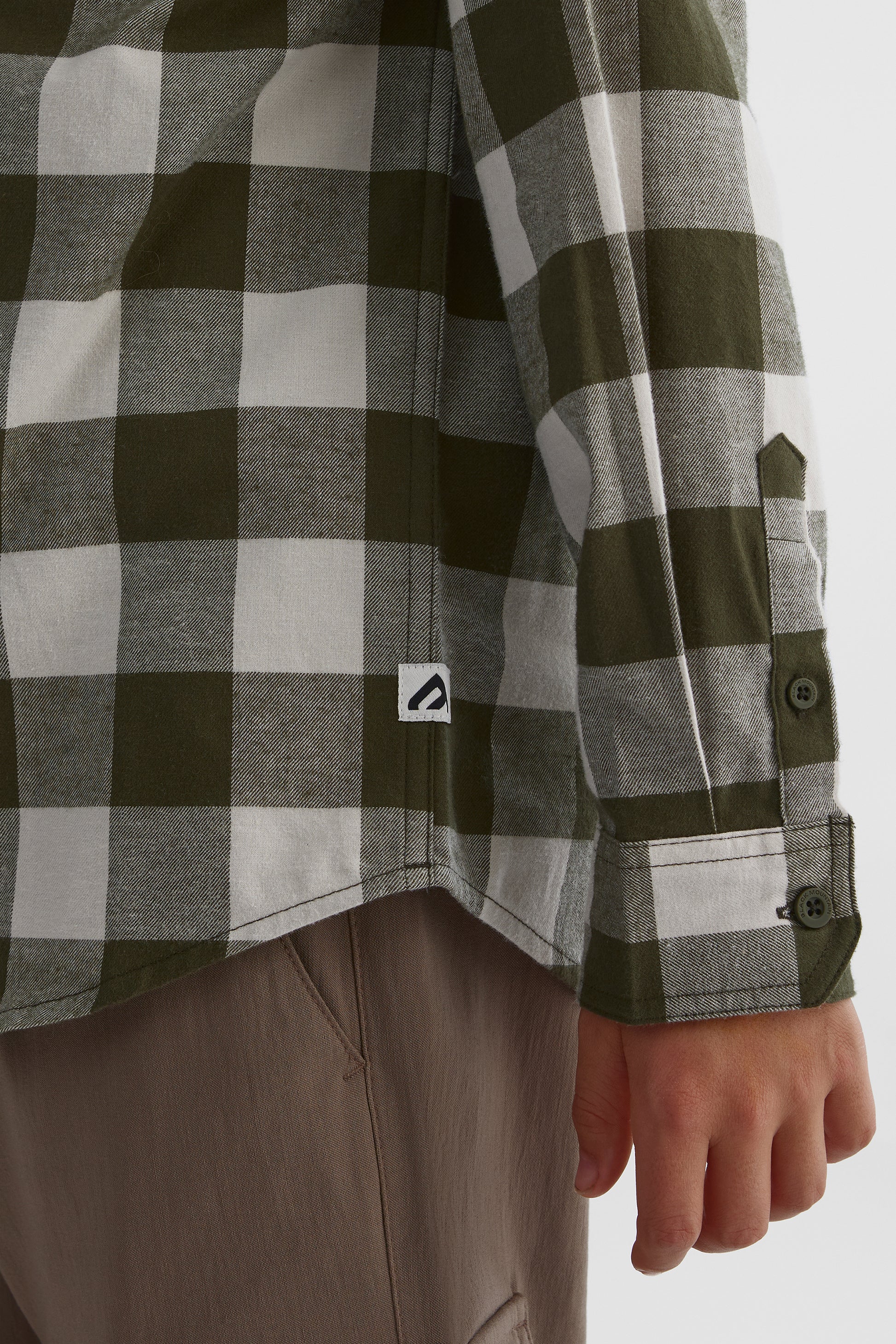 Chemise manches longues - Ado garçon && OLIVE