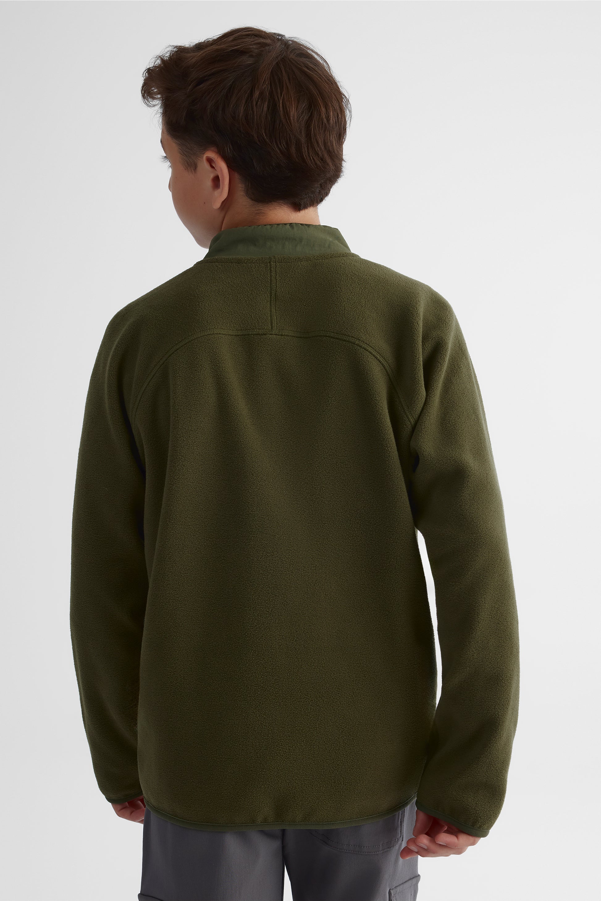 Veste polaire - Ado garçon && OLIVE