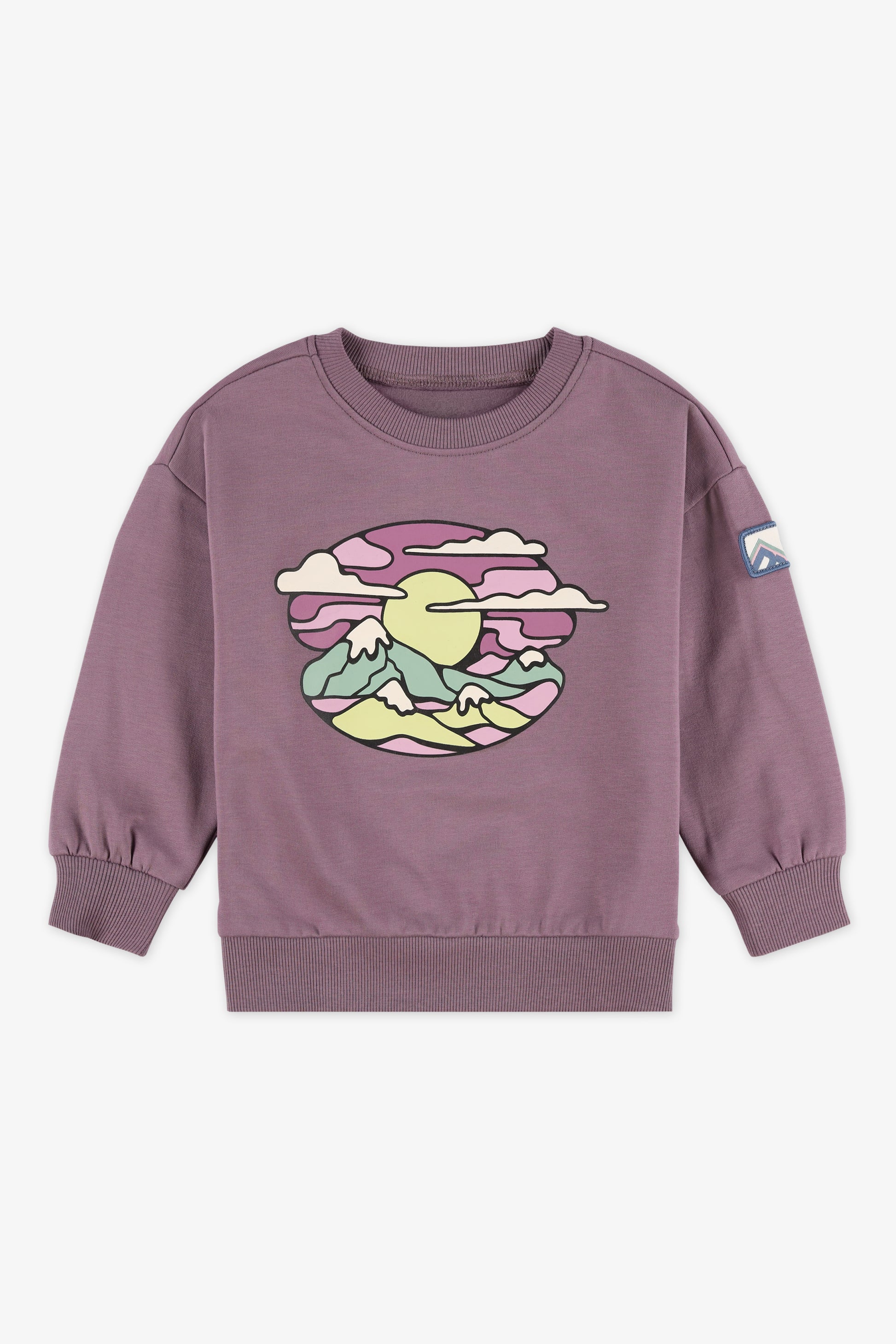 Chandail ouaté graphique - Bébé fille && BOURGOGNE