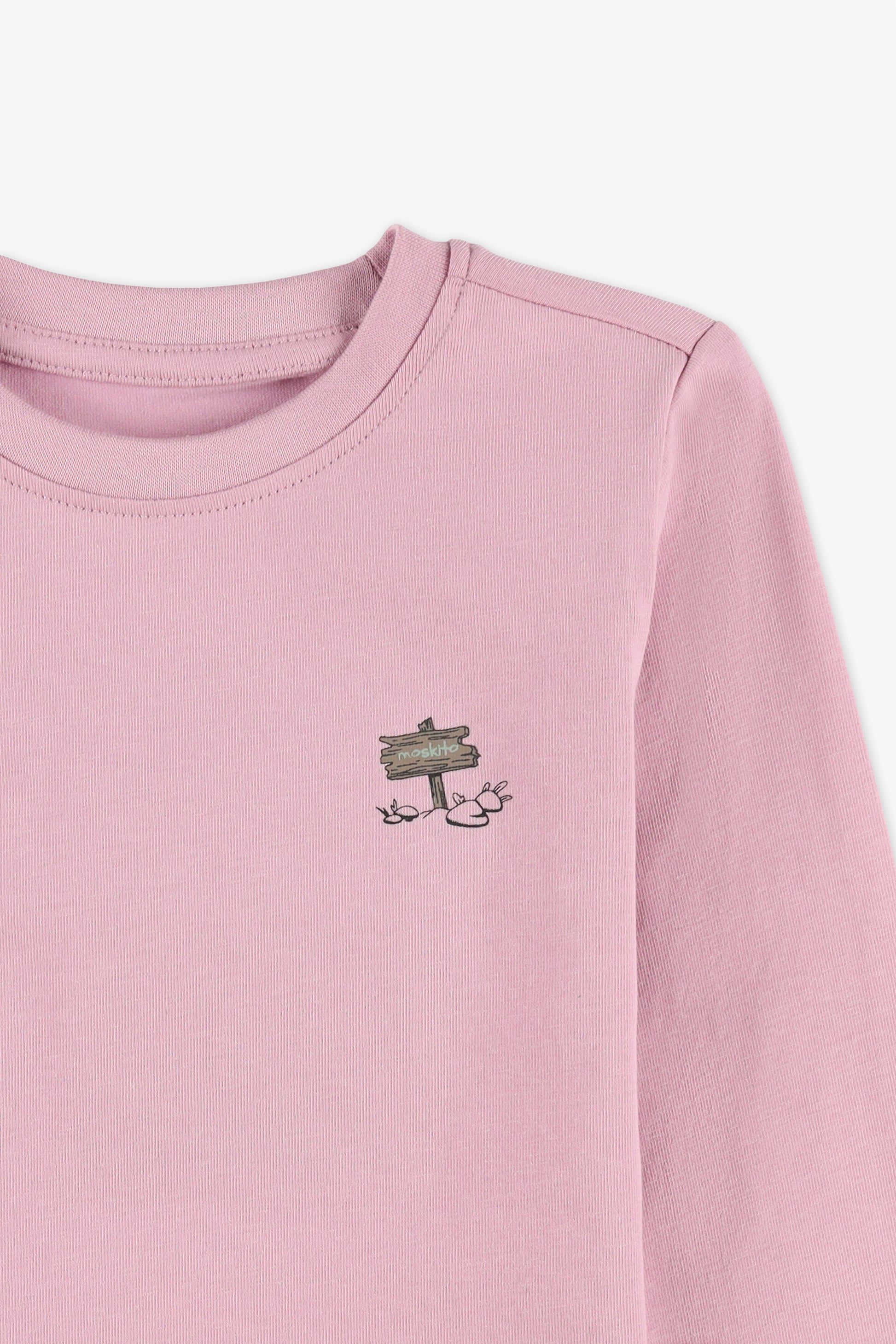 Chandail léger imprimé - Bébé fille && ROSE