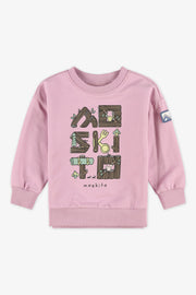 Chandail ouaté graphique - Bébé fille && ROSE