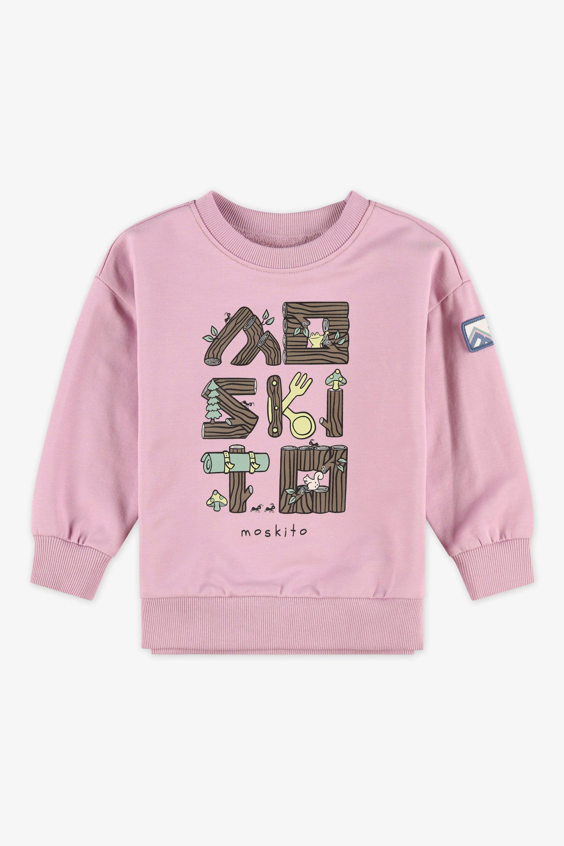 Chandail ouaté graphique - Bébé fille && ROSE