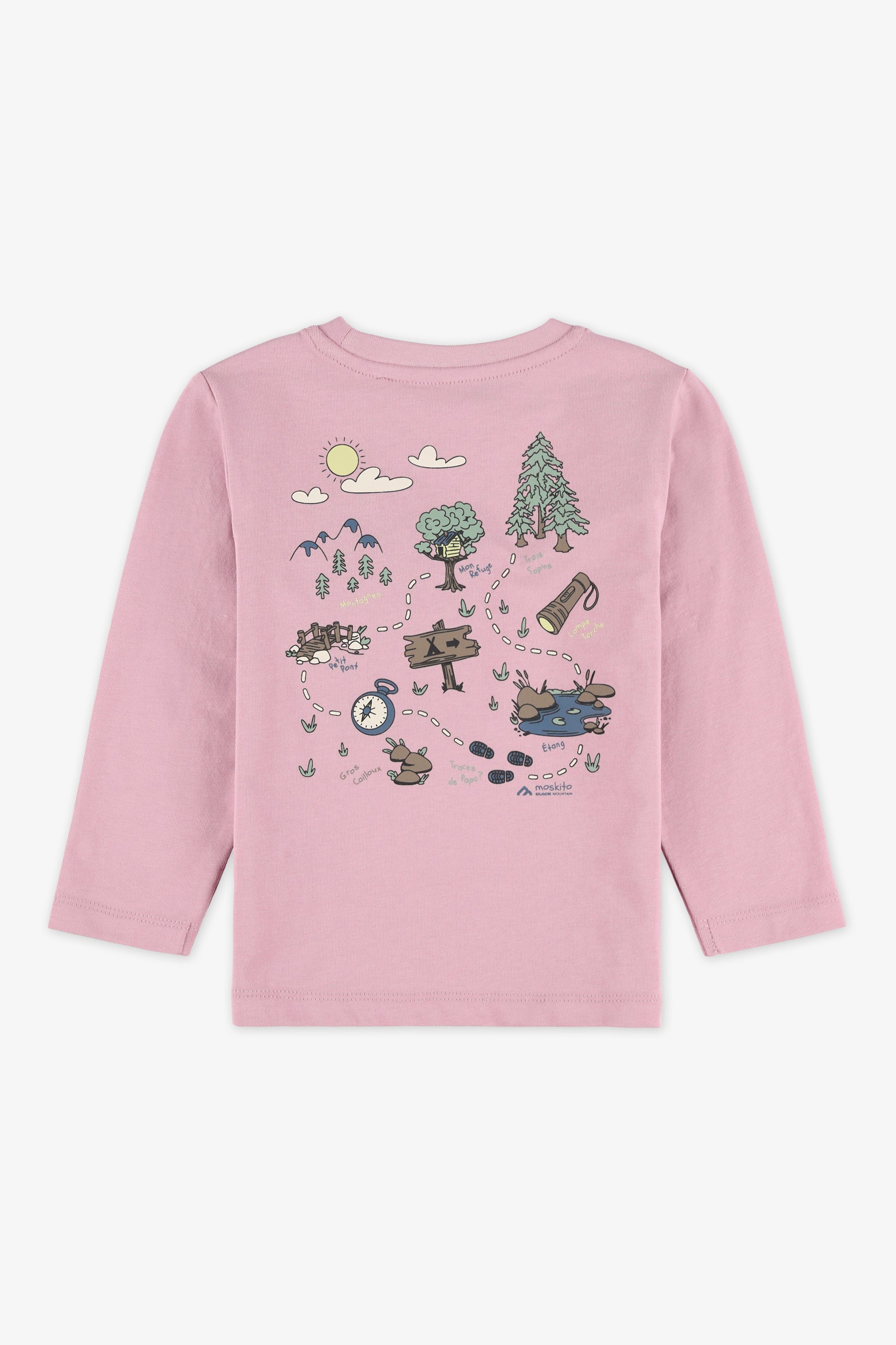 Chandail léger imprimé - Bébé fille && ROSE