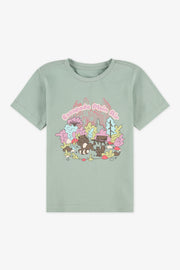 Chandail manches courtes graphique - Enfant fille && VERT