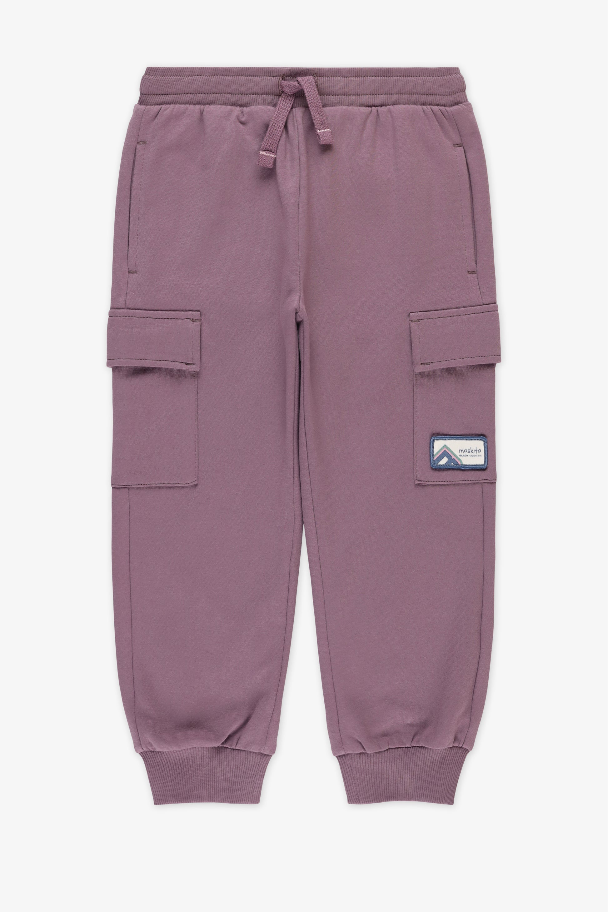 Pantalon jogger - Enfant fille && AUBERGINE