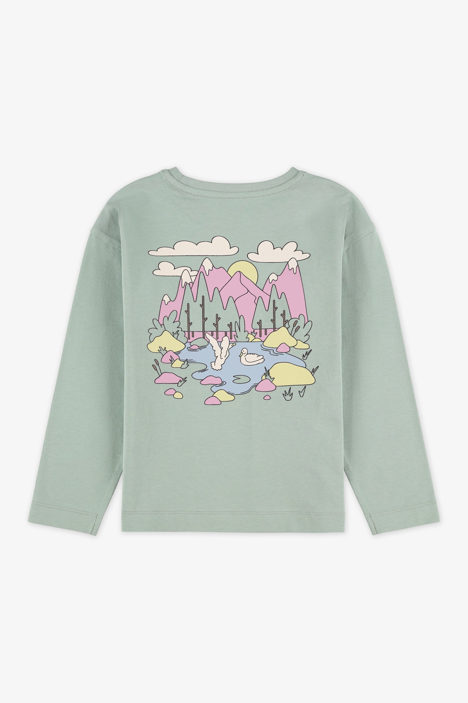 Chandail léger - Enfant fille && VERT