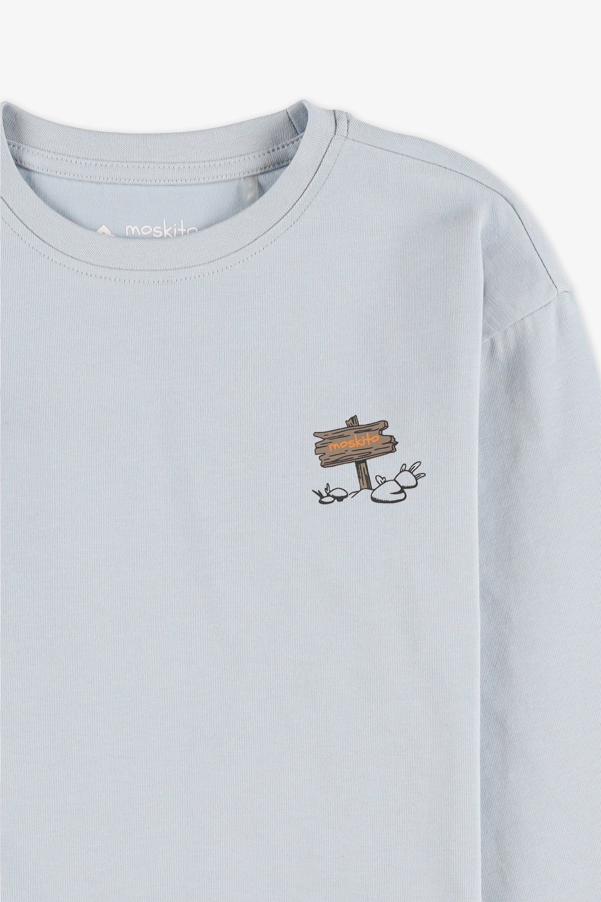 Chandail léger graphique - Enfant garçon && BLEU