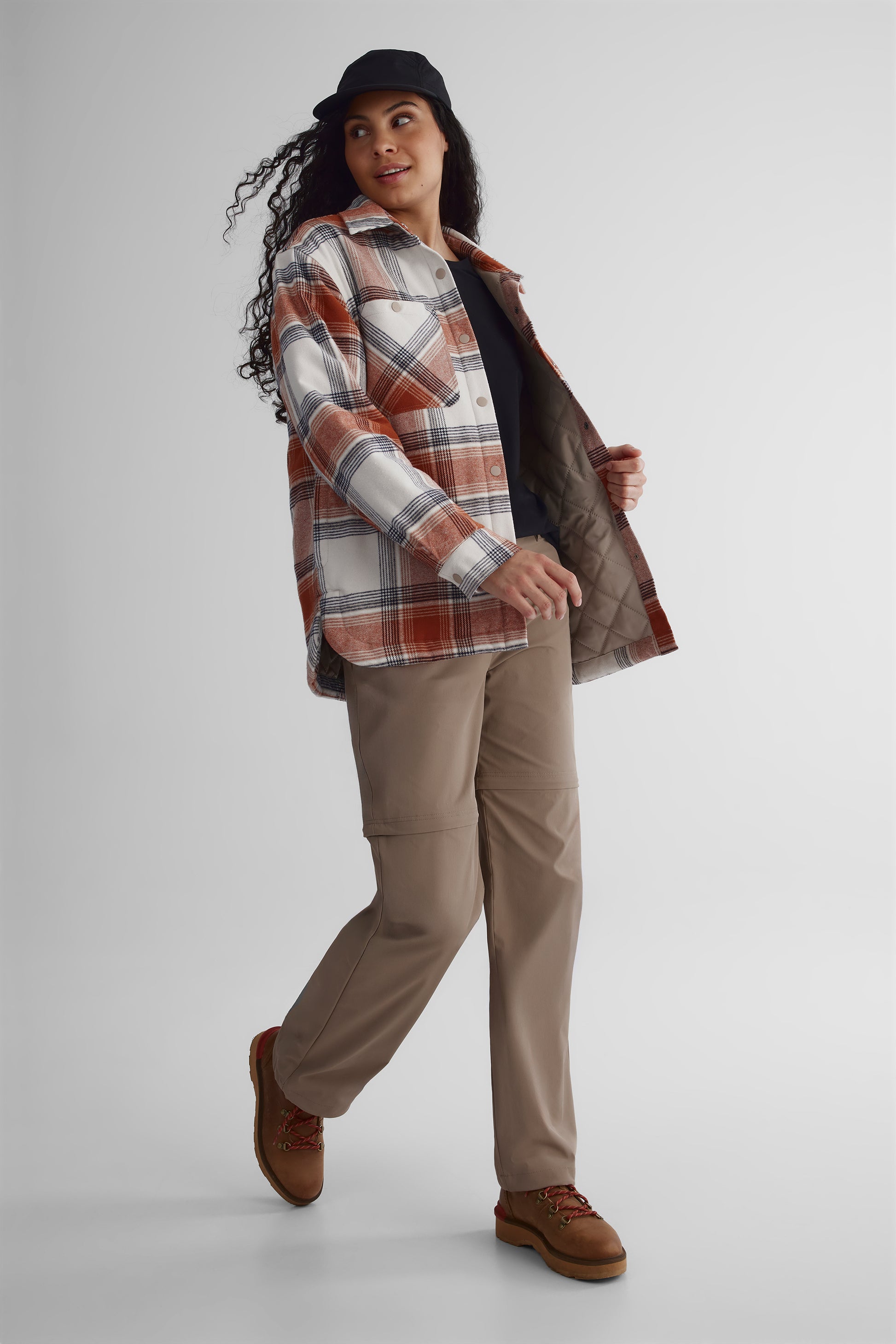Veste - Femme && BRUN/MULTI