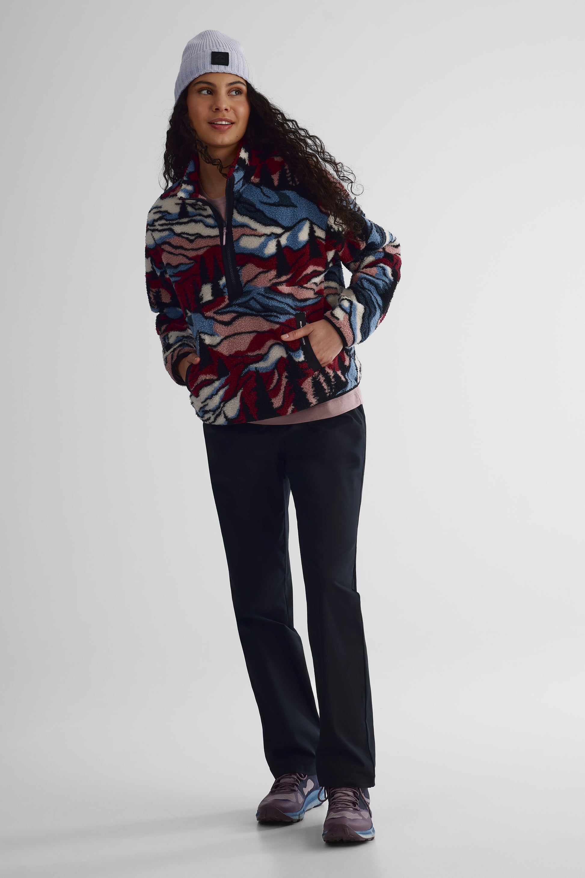 Chandail ouaté - Femme && ROSE MULTI