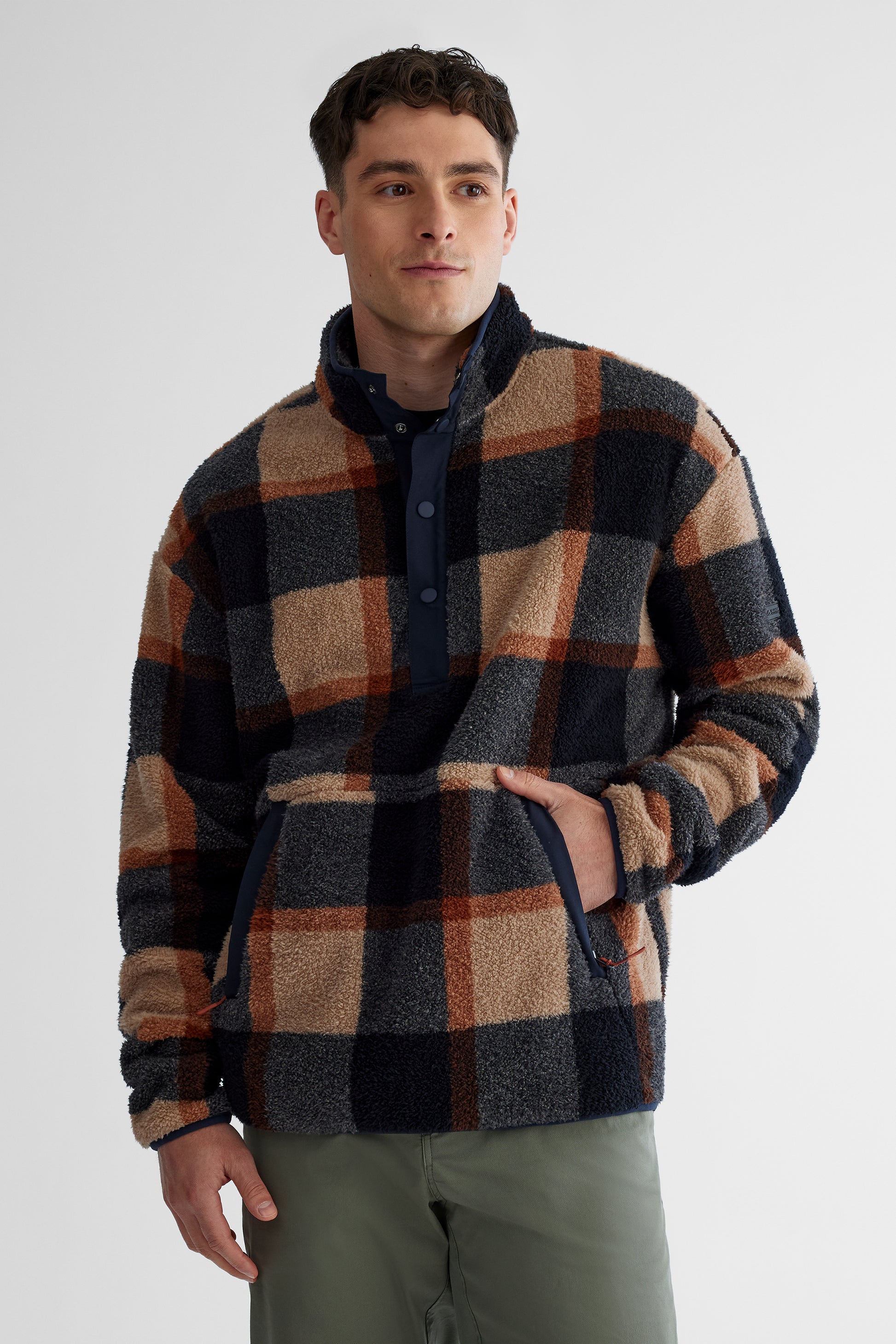 Chandail ouaté - Homme && MARIN/MULTI