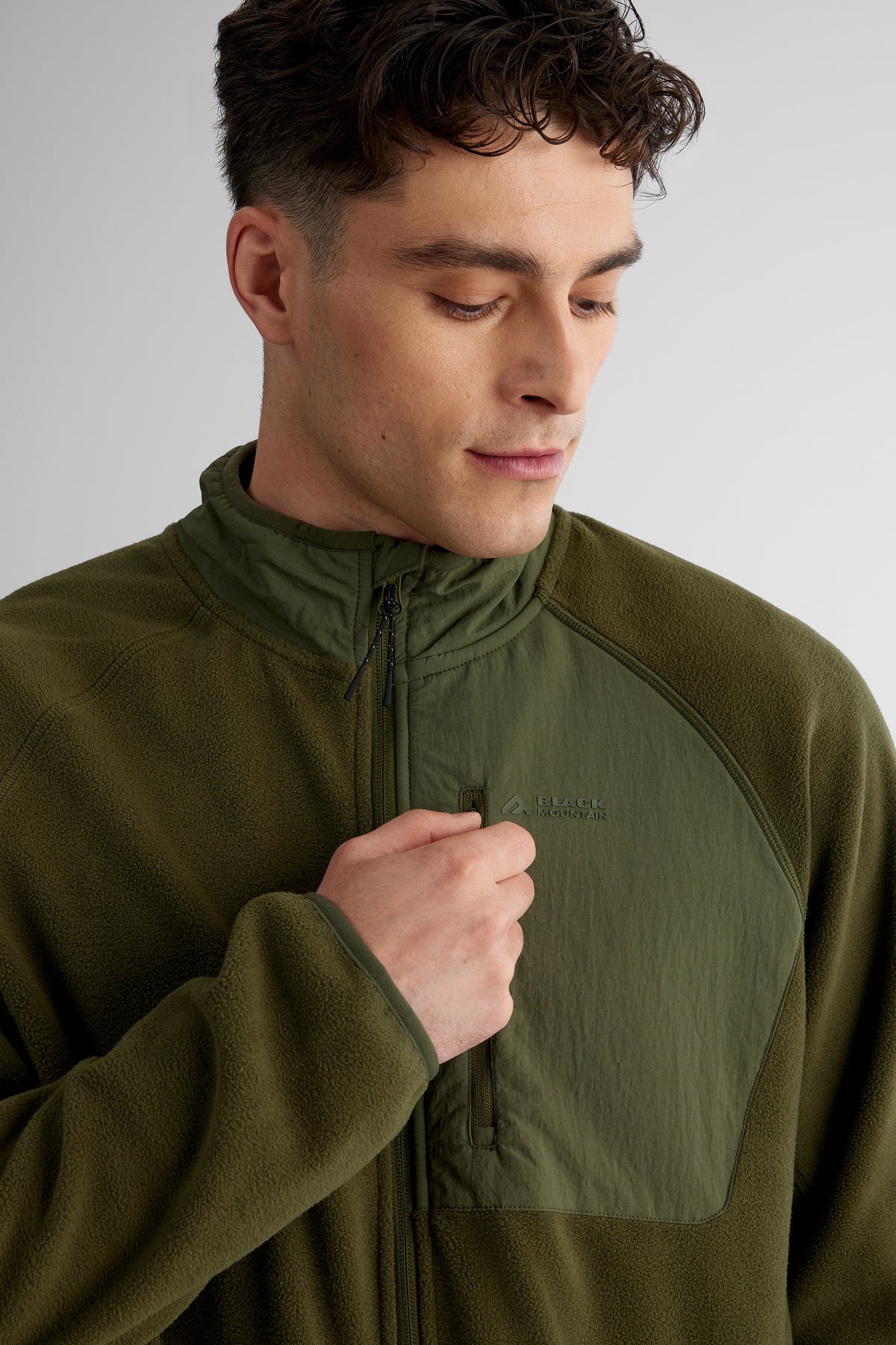 Veste polaire - Homme && OLIVE