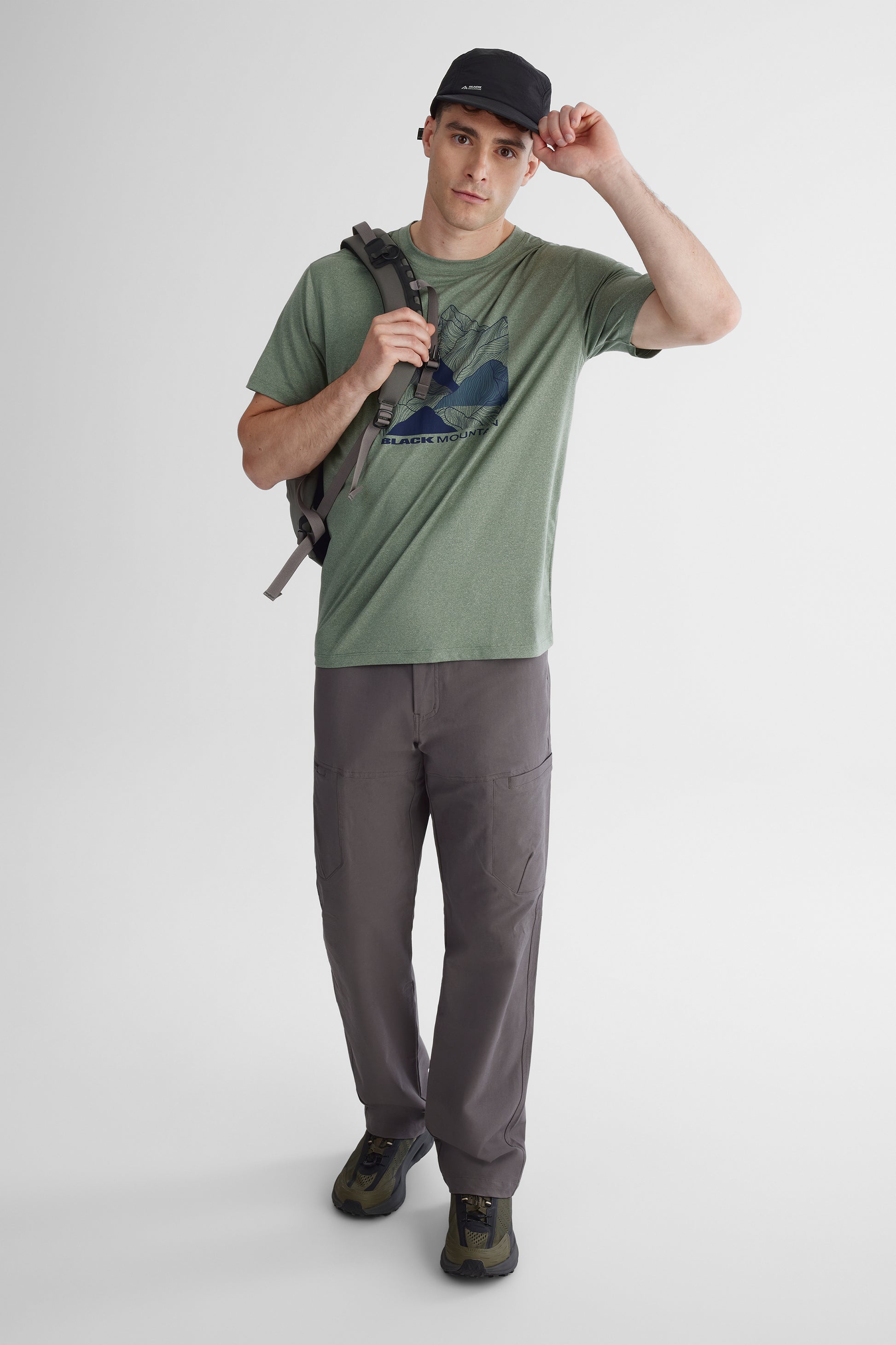 Pantalon cargo - Homme && CHARBON