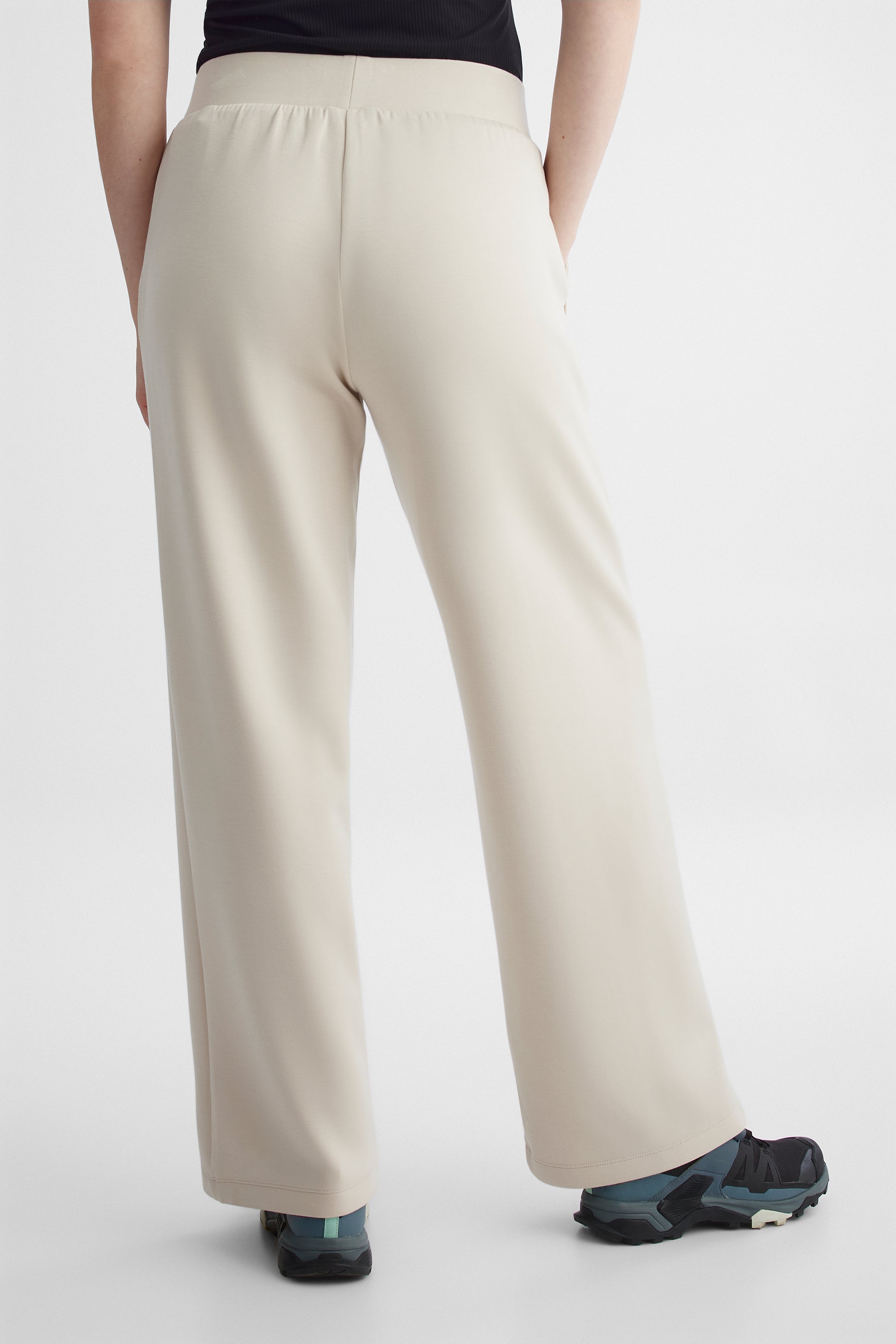 Pantalon jambe large - Femme && OATMEAL