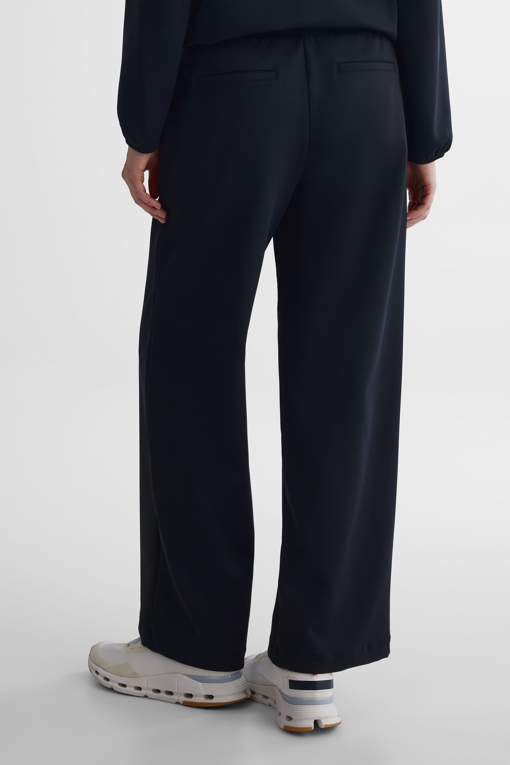 Pantalon jambe large - Femme && NOIR