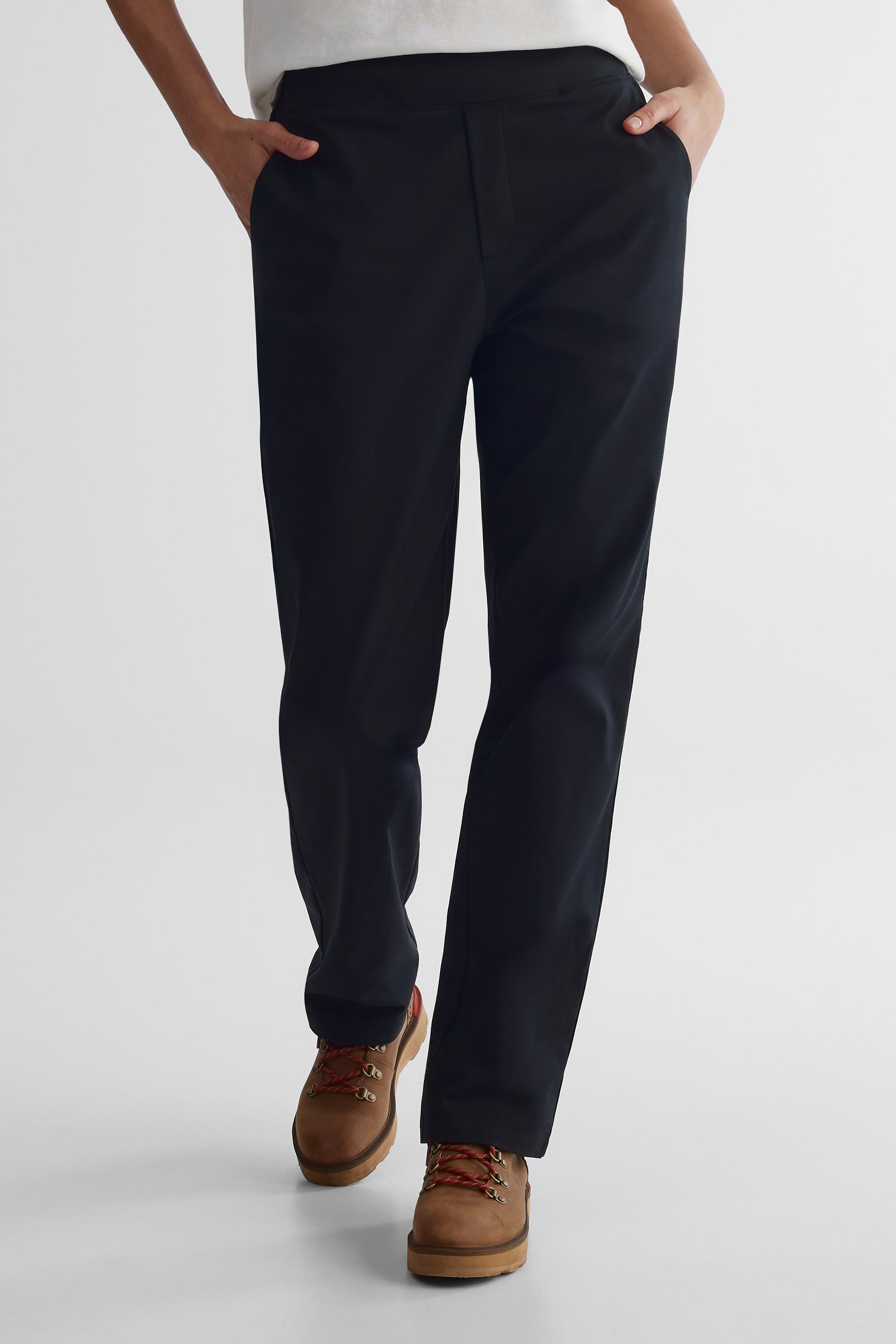 Pantalon jambe droite - Femme && NOIR