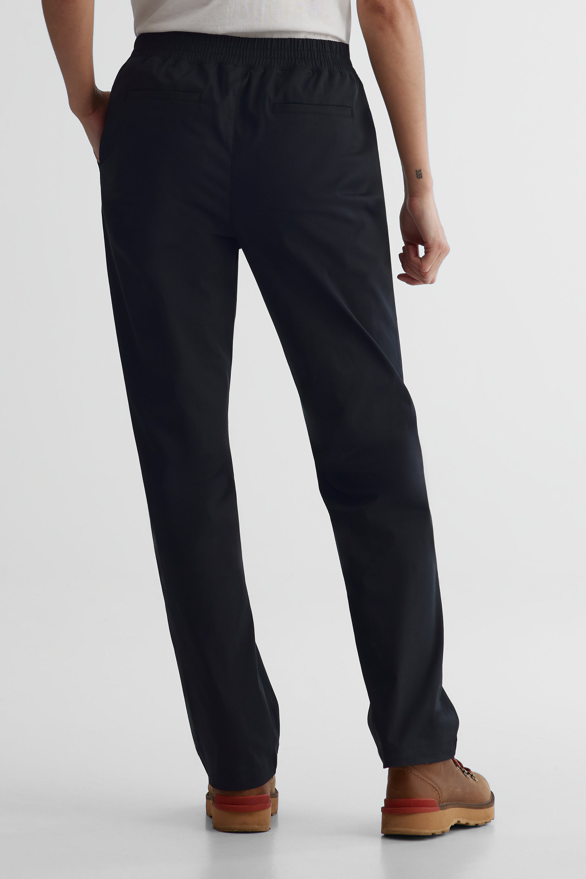 Pantalon jambe droite - Femme && NOIR