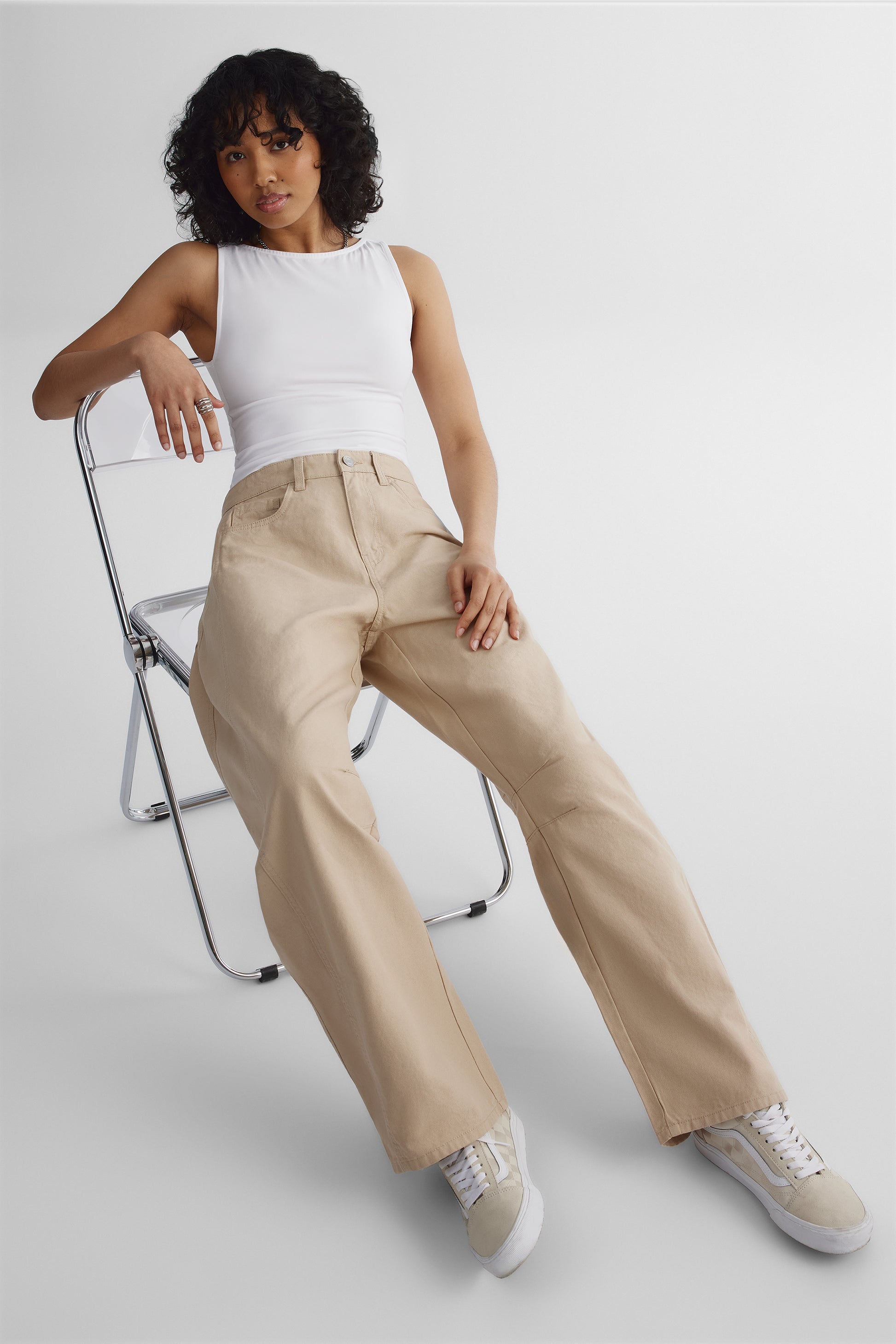 Pantalon - Ado fille && BEIGE
