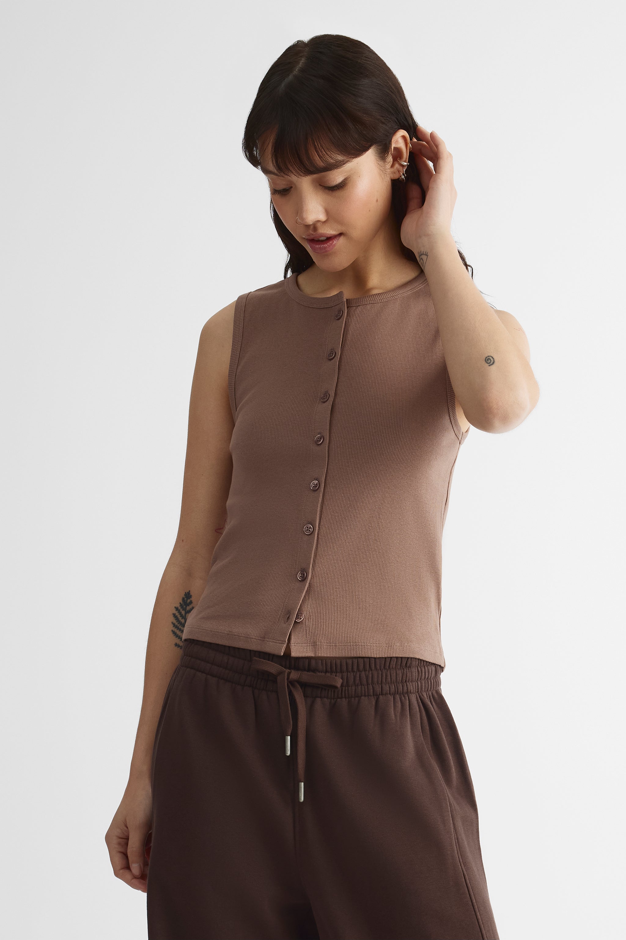 Camisole - Ado fille && BRUN