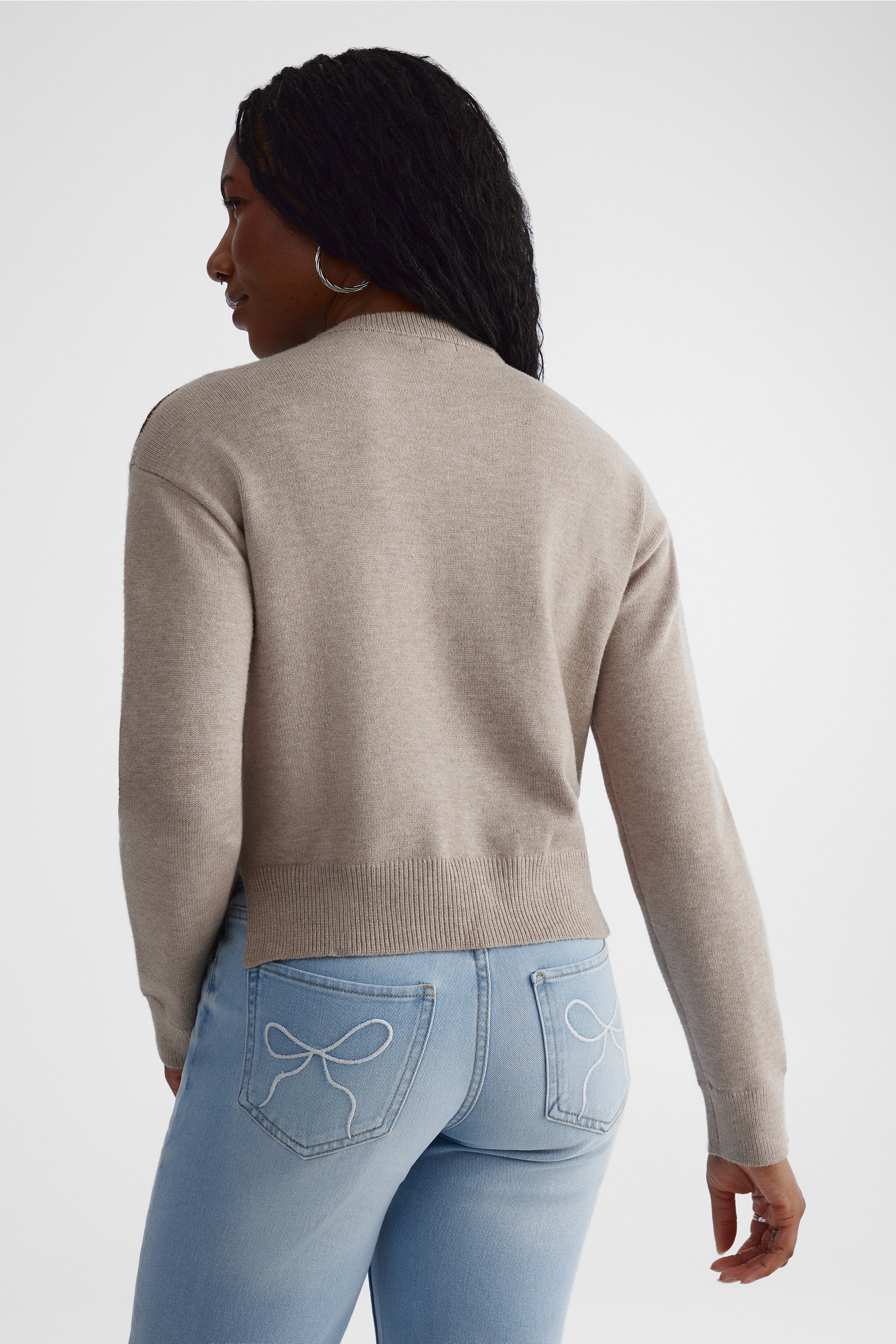 Cardigan - Ado fille && OATMEAL