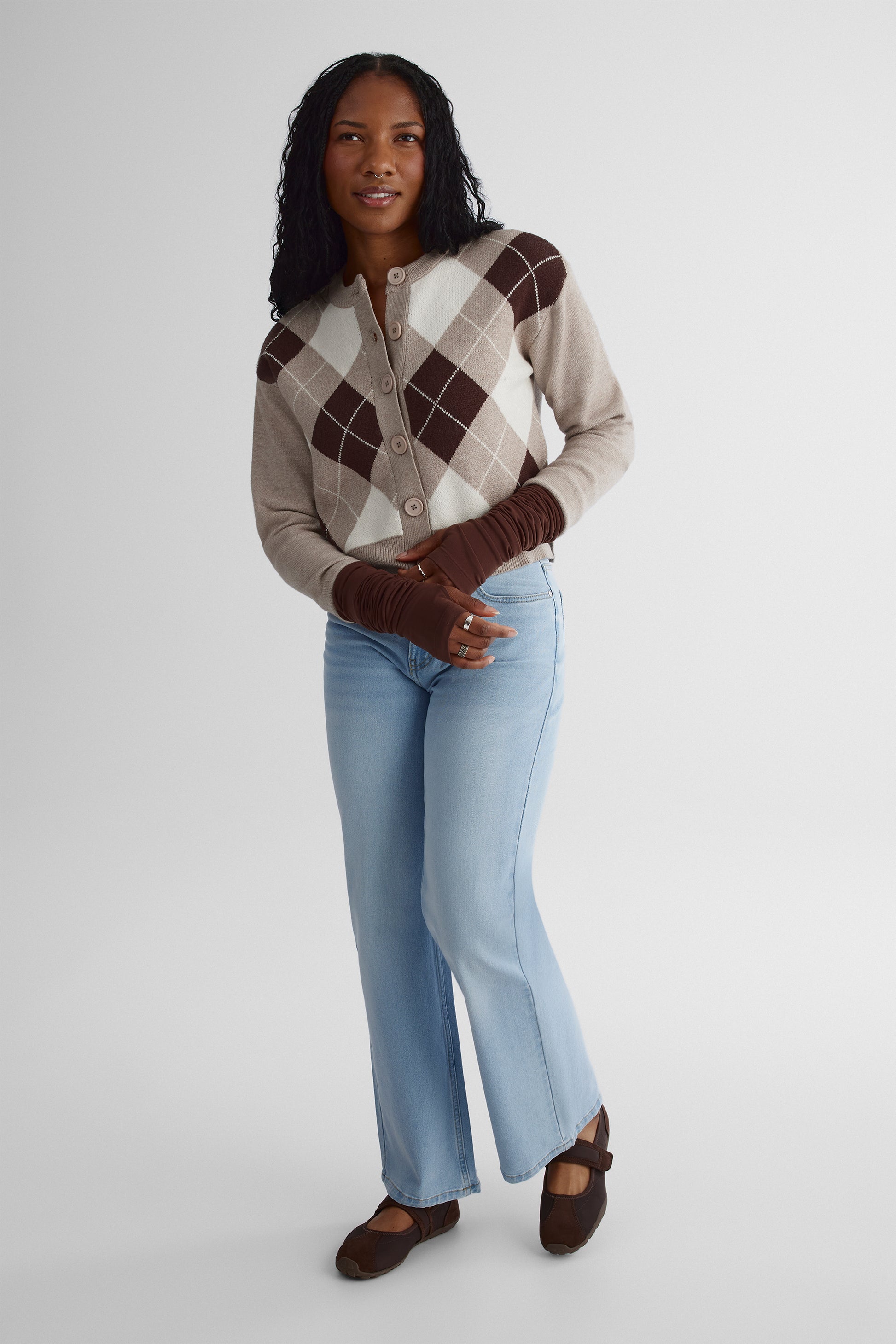 Cardigan - Ado fille && OATMEAL