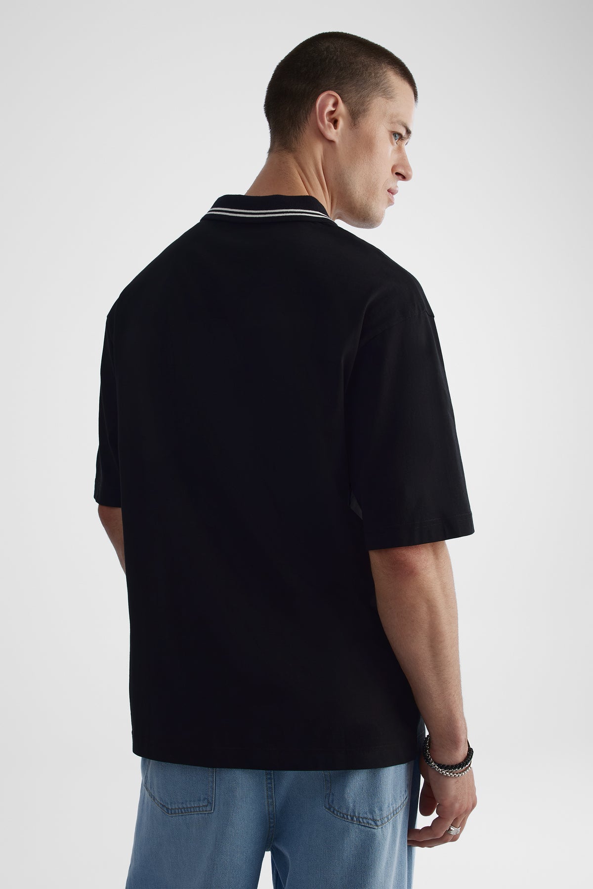 Chandail polo - Ado garçon && NOIR