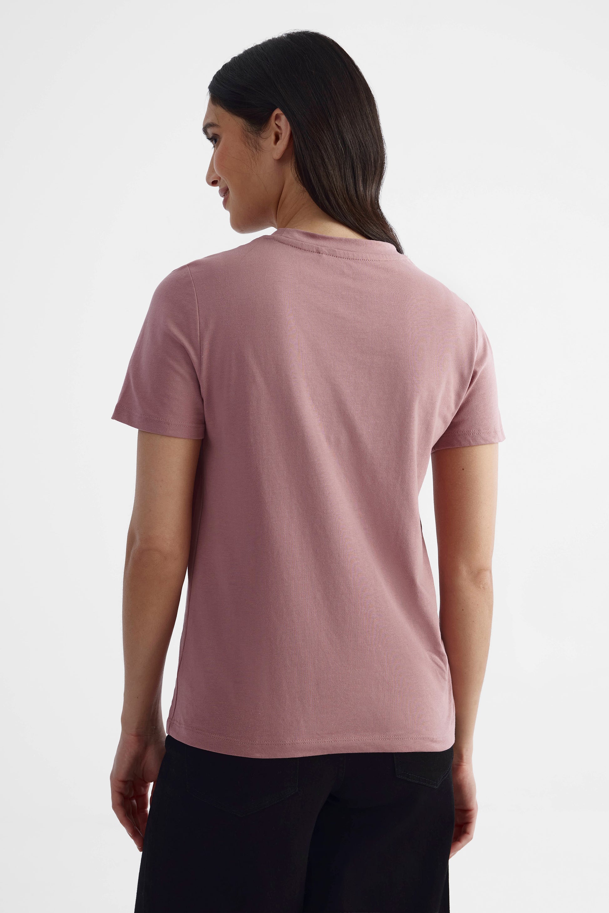Chandail manches courtes 2/30$ - Femme && VIEUX ROSE