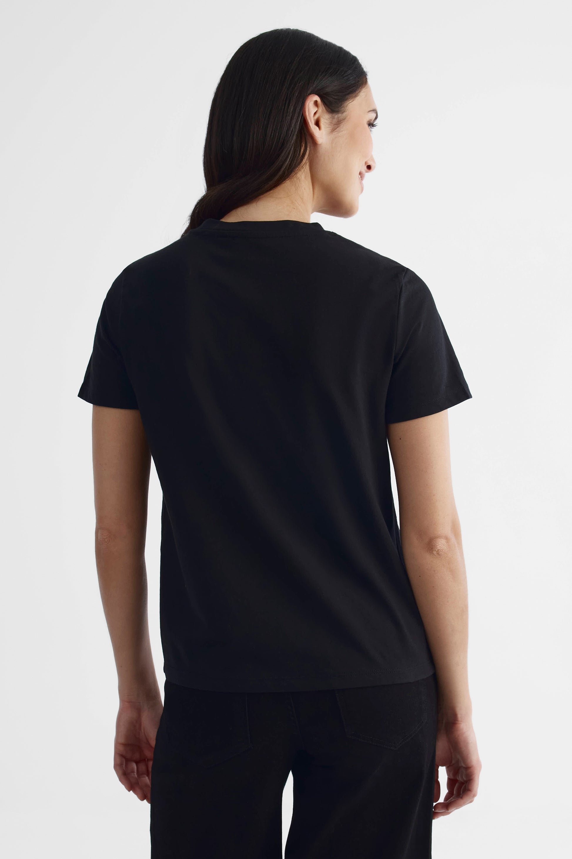 Chandail manches courtes 2/30$ - Femme && NOIR