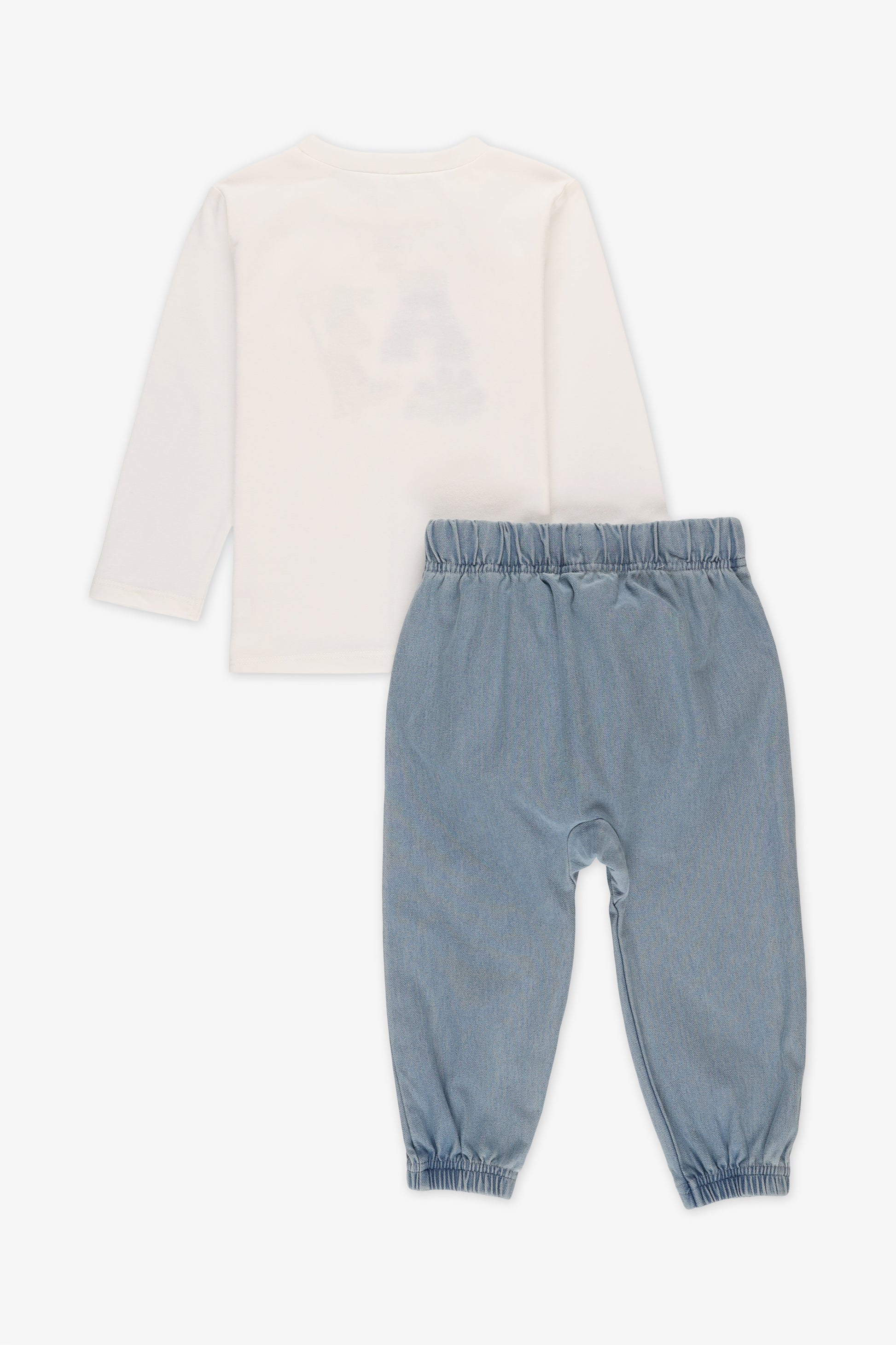 Ensemble 2 morceaux - Bébé garçon && BLANC CASSÉ
