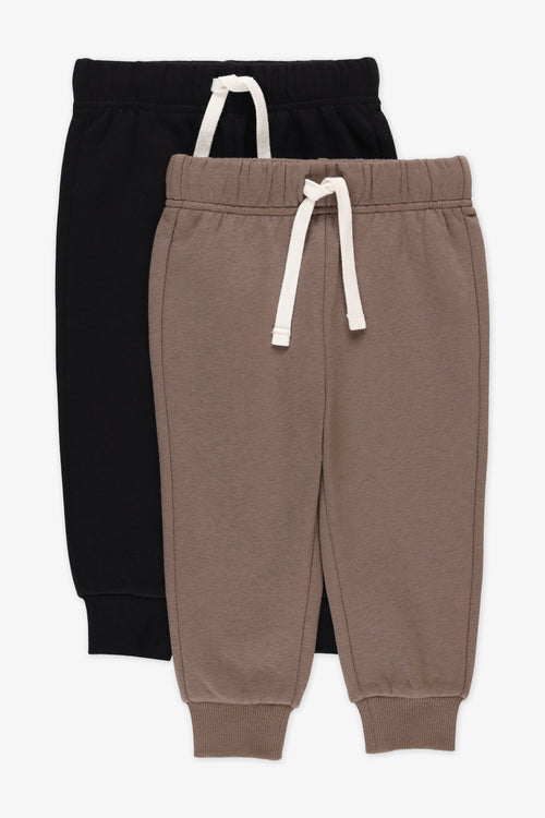Pantalon ouaté - Bébé garçon && NOIR