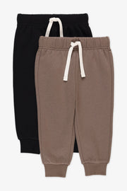 Pantalon ouaté - Bébé garçon && NOIR