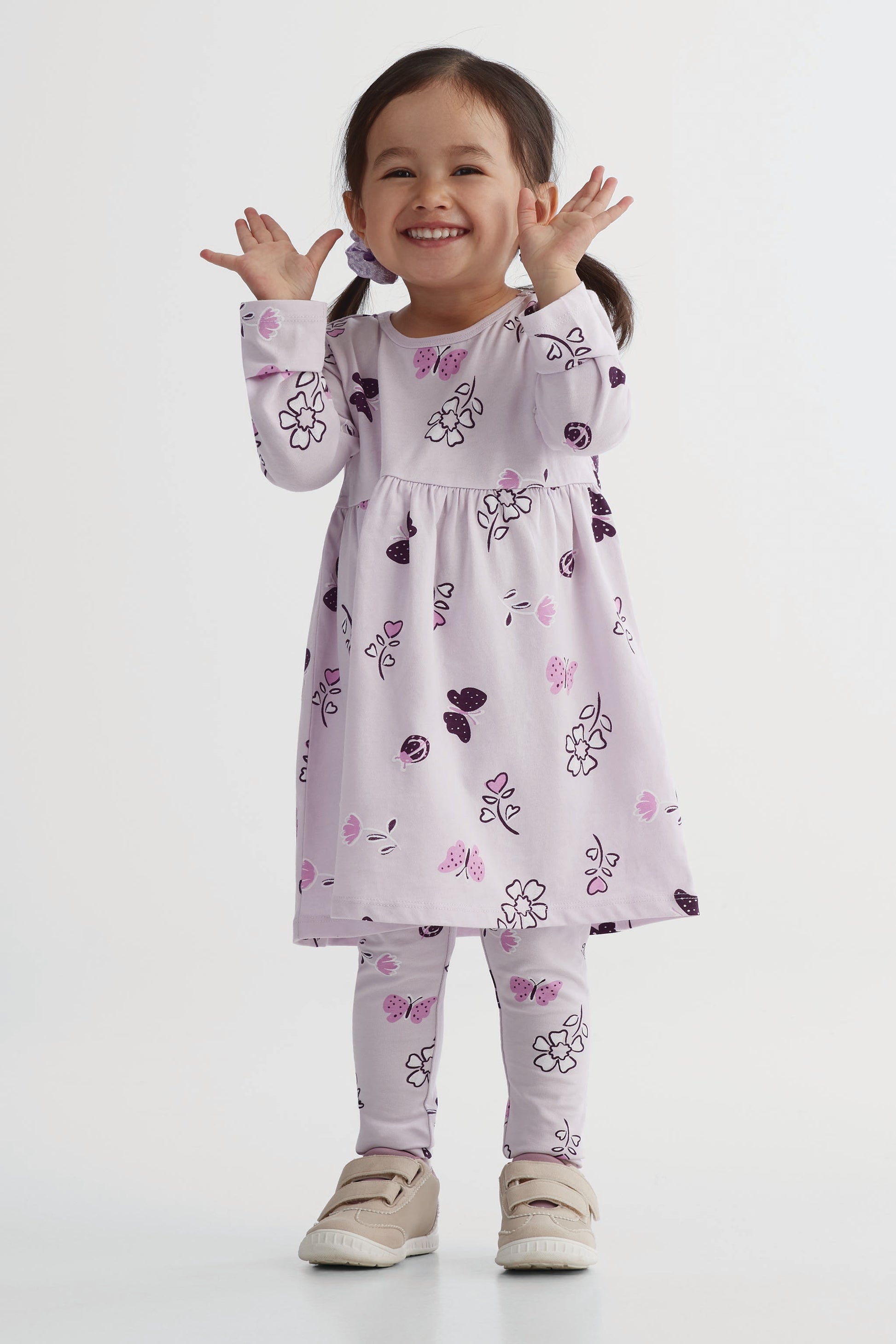 Robe - Bébé fille && LILAS MULTI