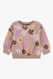 Chandail ouaté - Bébé fille && TAUPE