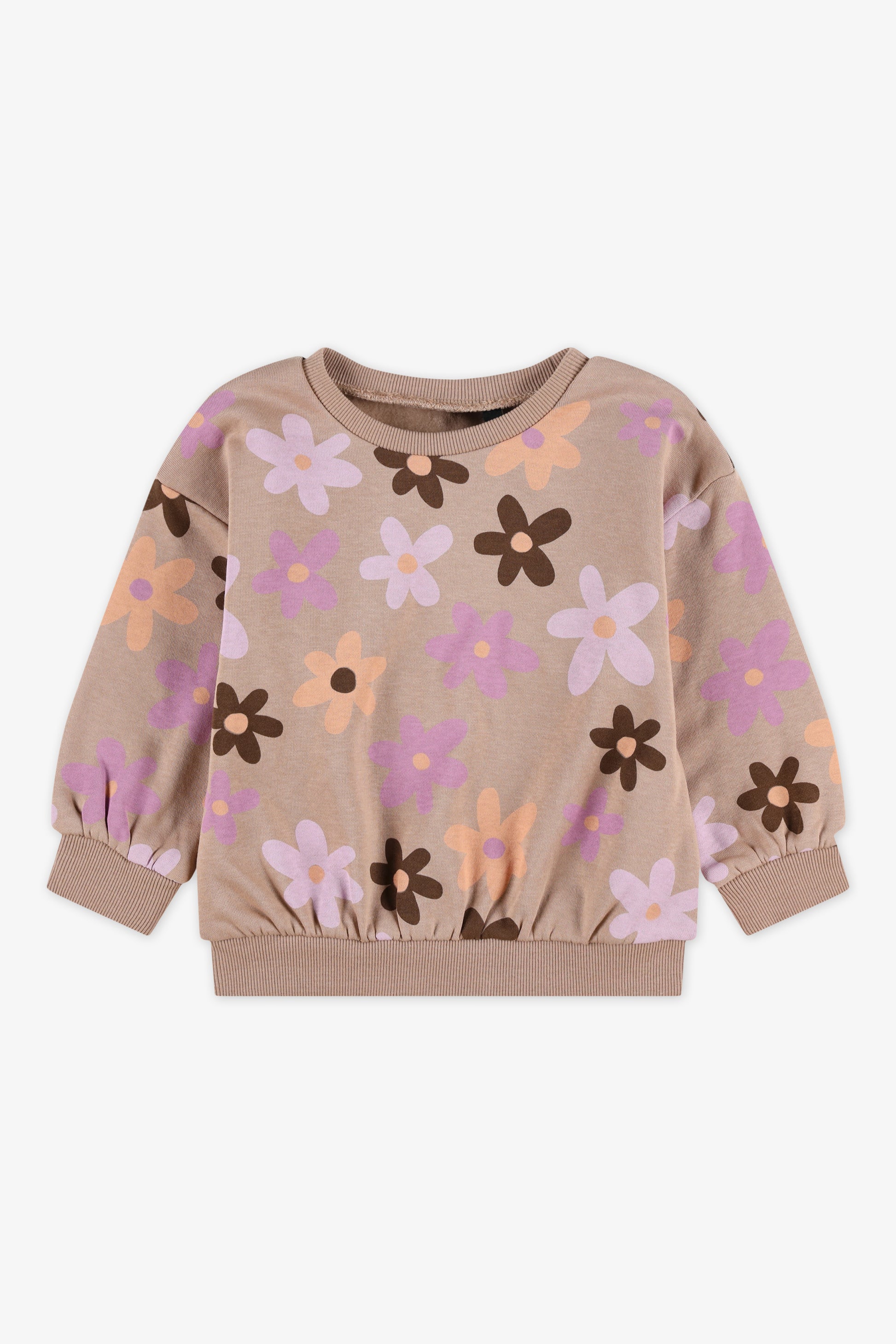 Chandail ouaté - Bébé fille && TAUPE