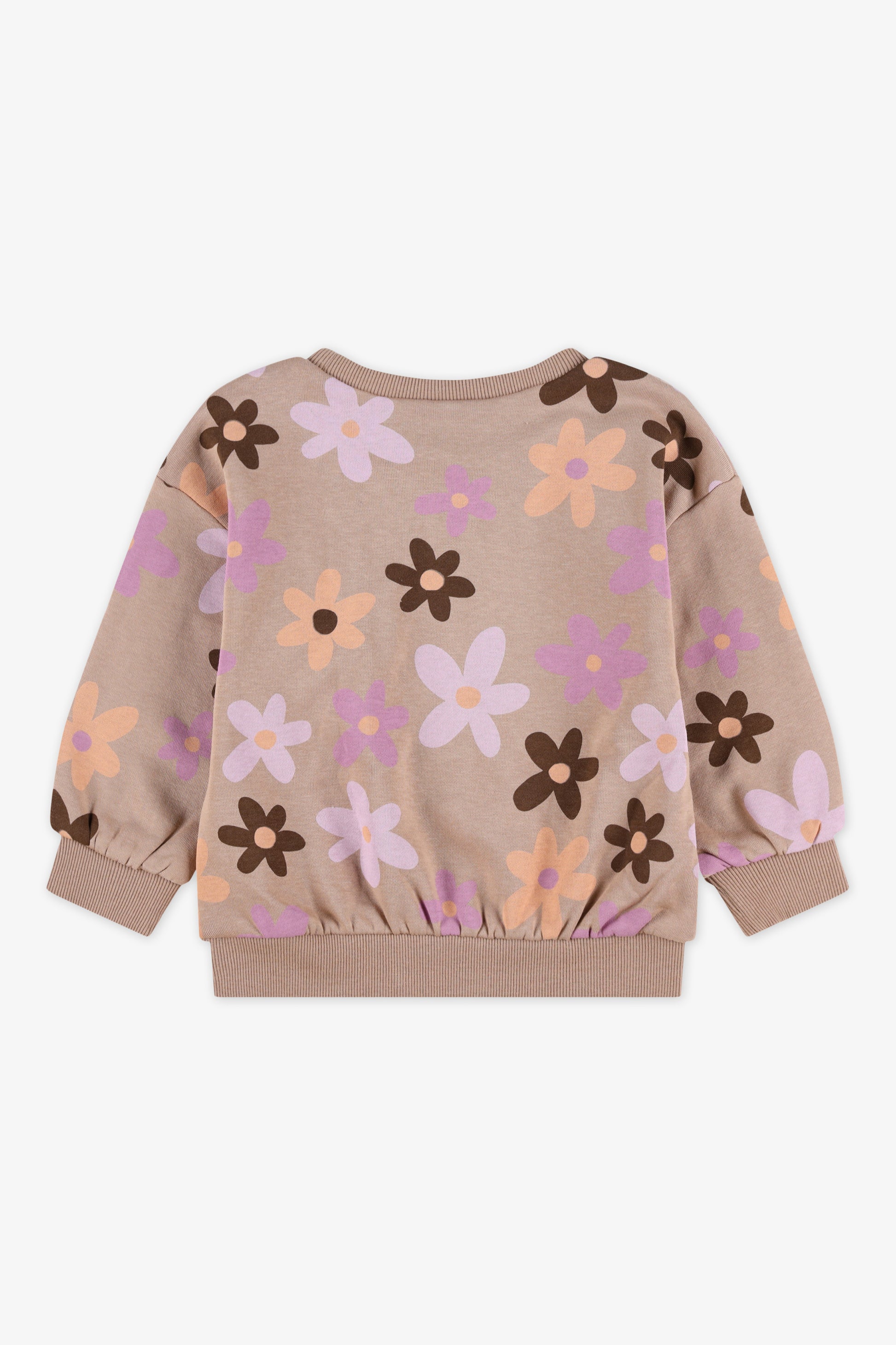 Chandail ouaté - Bébé fille && TAUPE