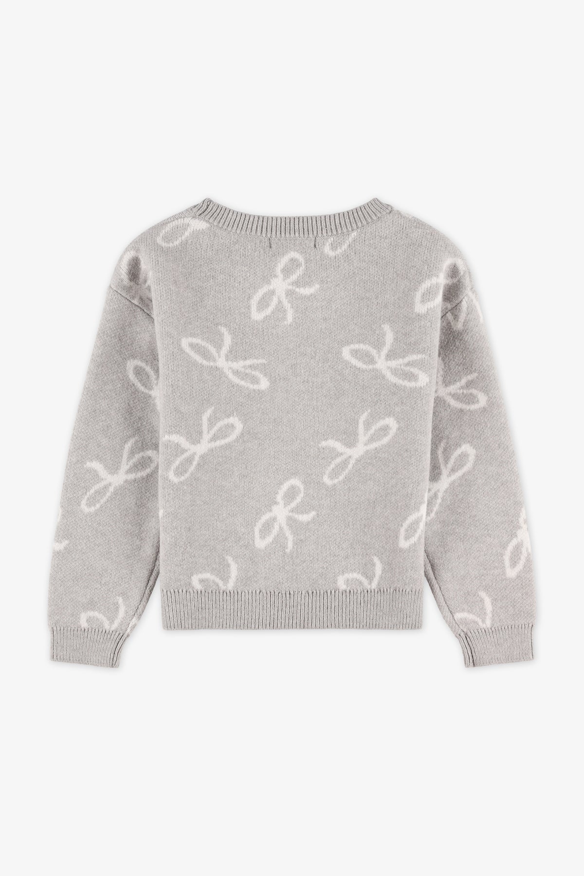 Chandail en tricot - Bébé fille && GRIS CLAIR/MULTI