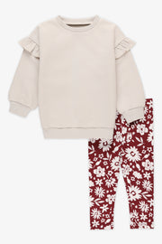 Ensemble 2 morceaux - Bébé fille && BEIGE