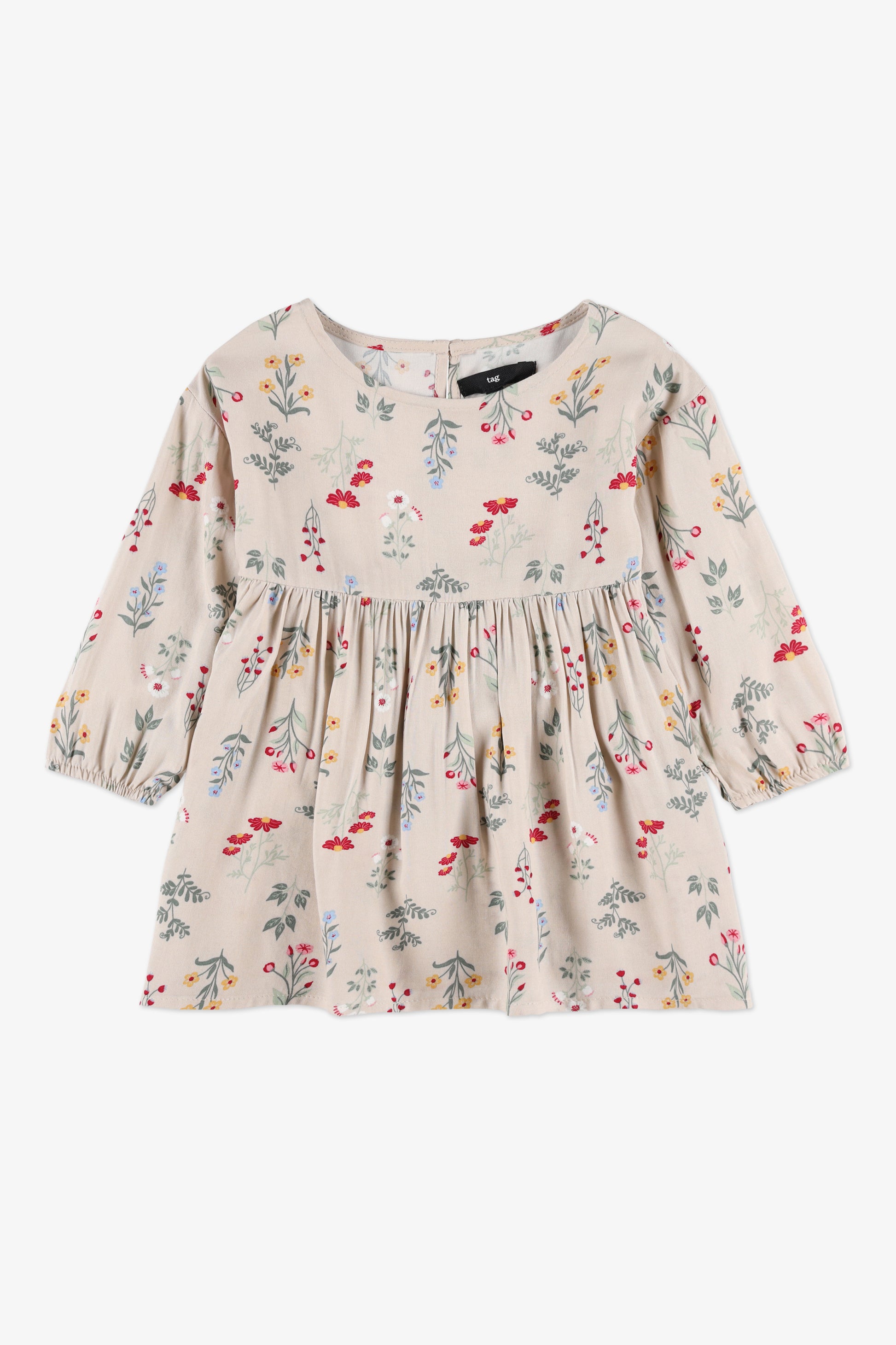 Robe - Bébé fille && BEIGE/MULTI