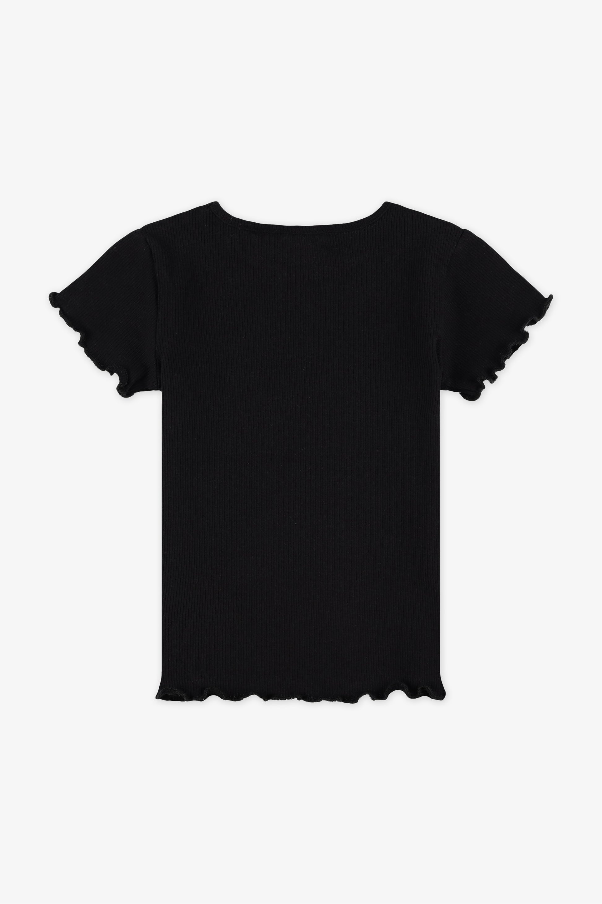 Chandail manches courtes - Bébé fille && NOIR
