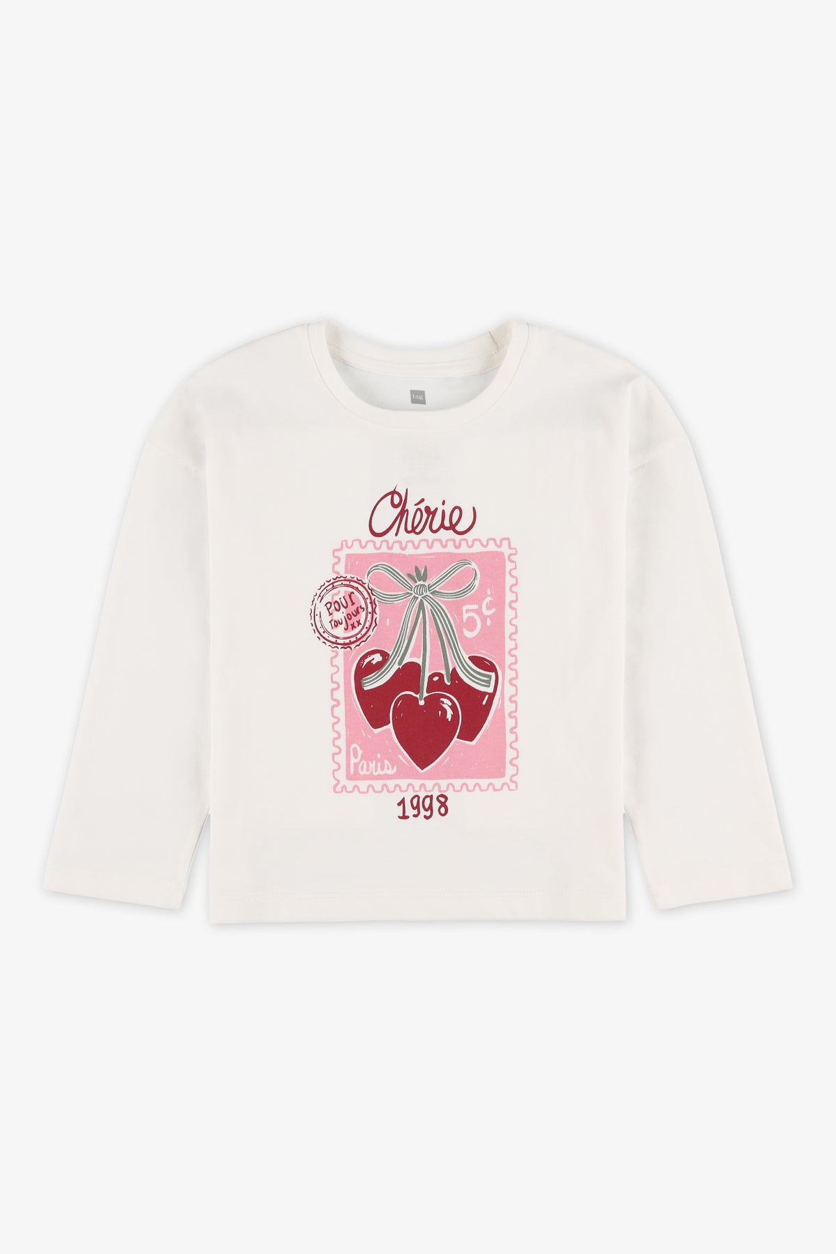 Chandail léger 2/20$ - Enfant fille && BLANC CASSÉ