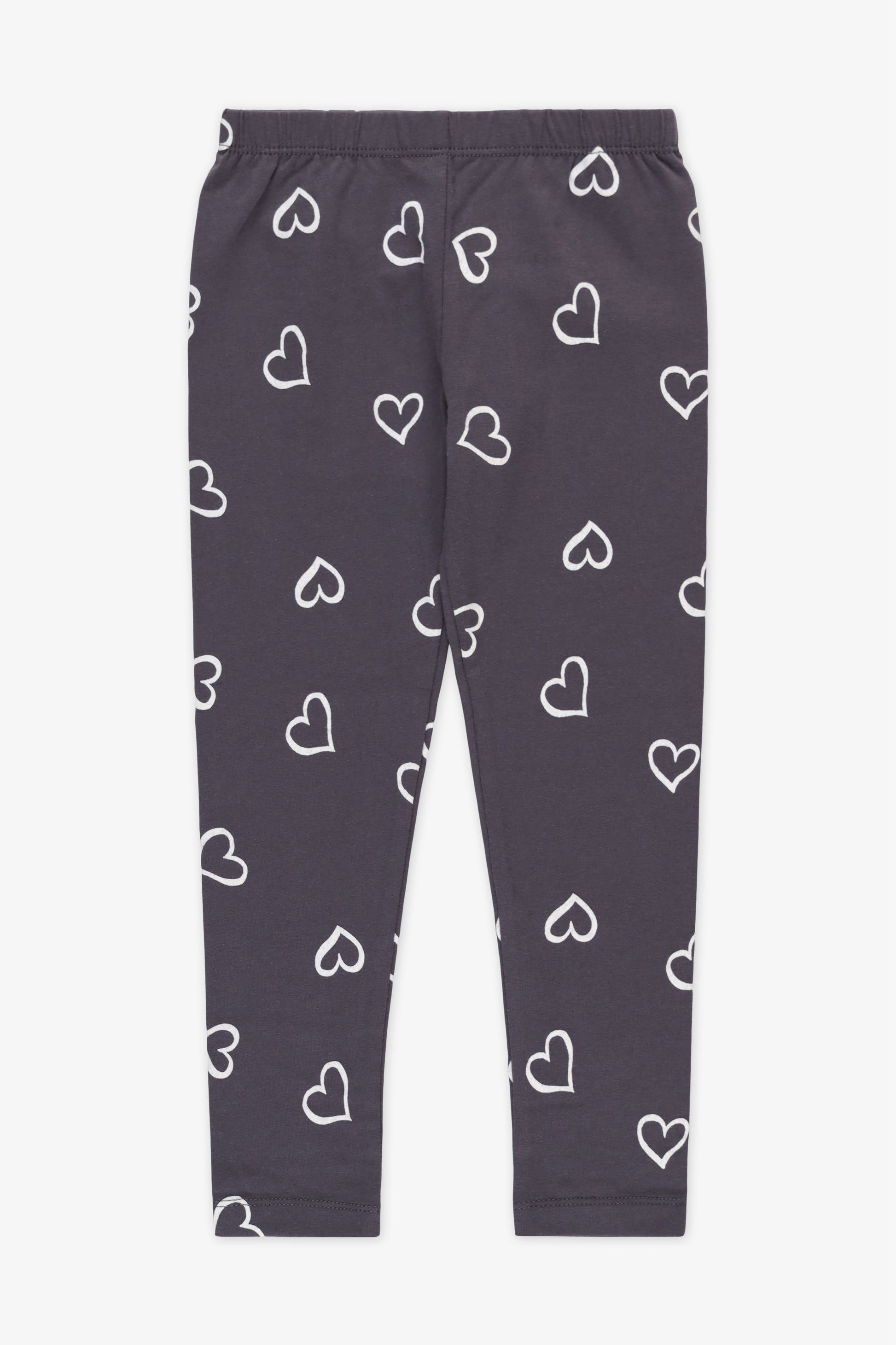 Legging 2/20$ - Enfant fille && CHARBON/MULTI