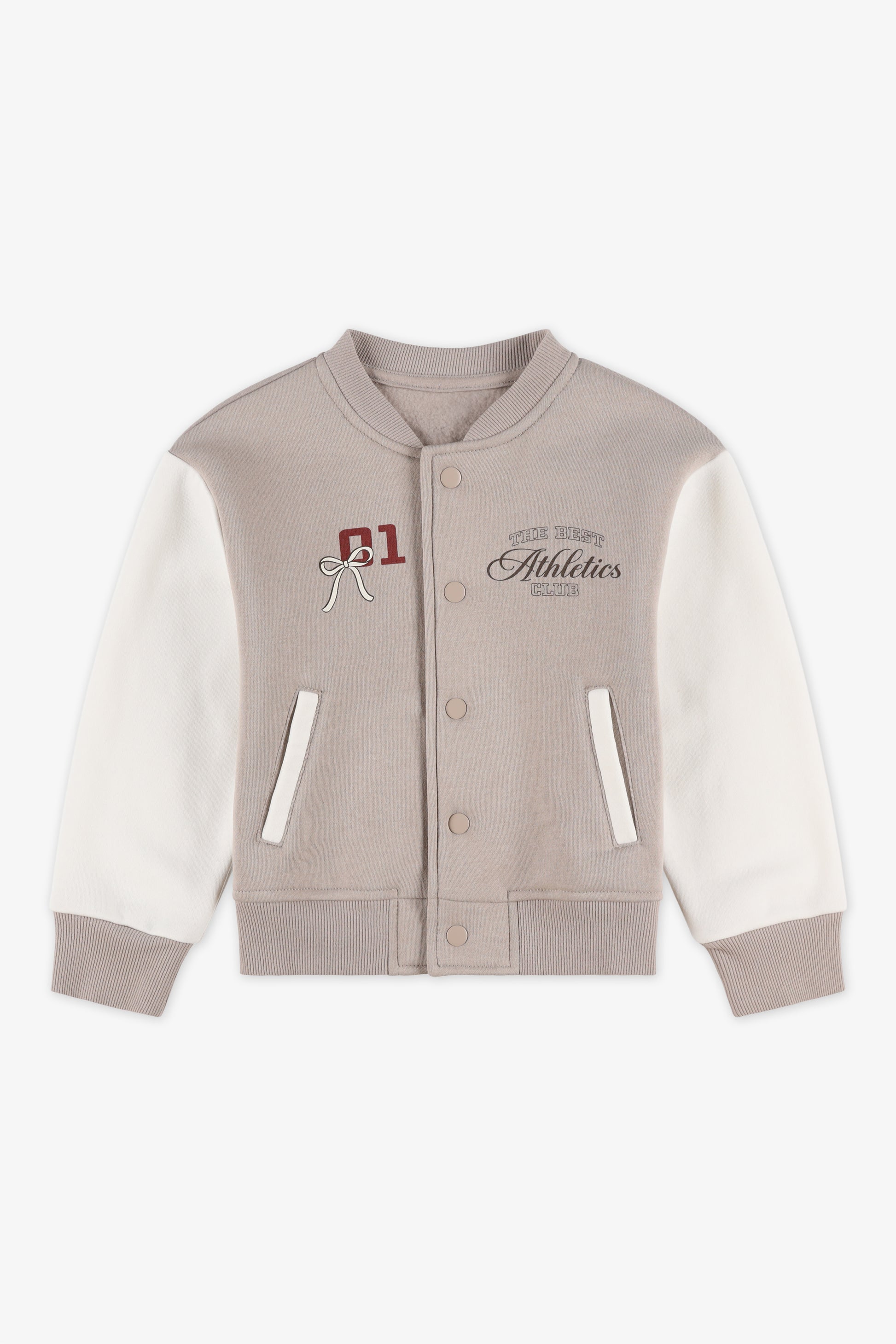 Veste - Enfant fille && TAUPE