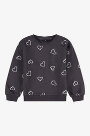 Chandail ouaté - Enfant fille && CHARBON/MULTI