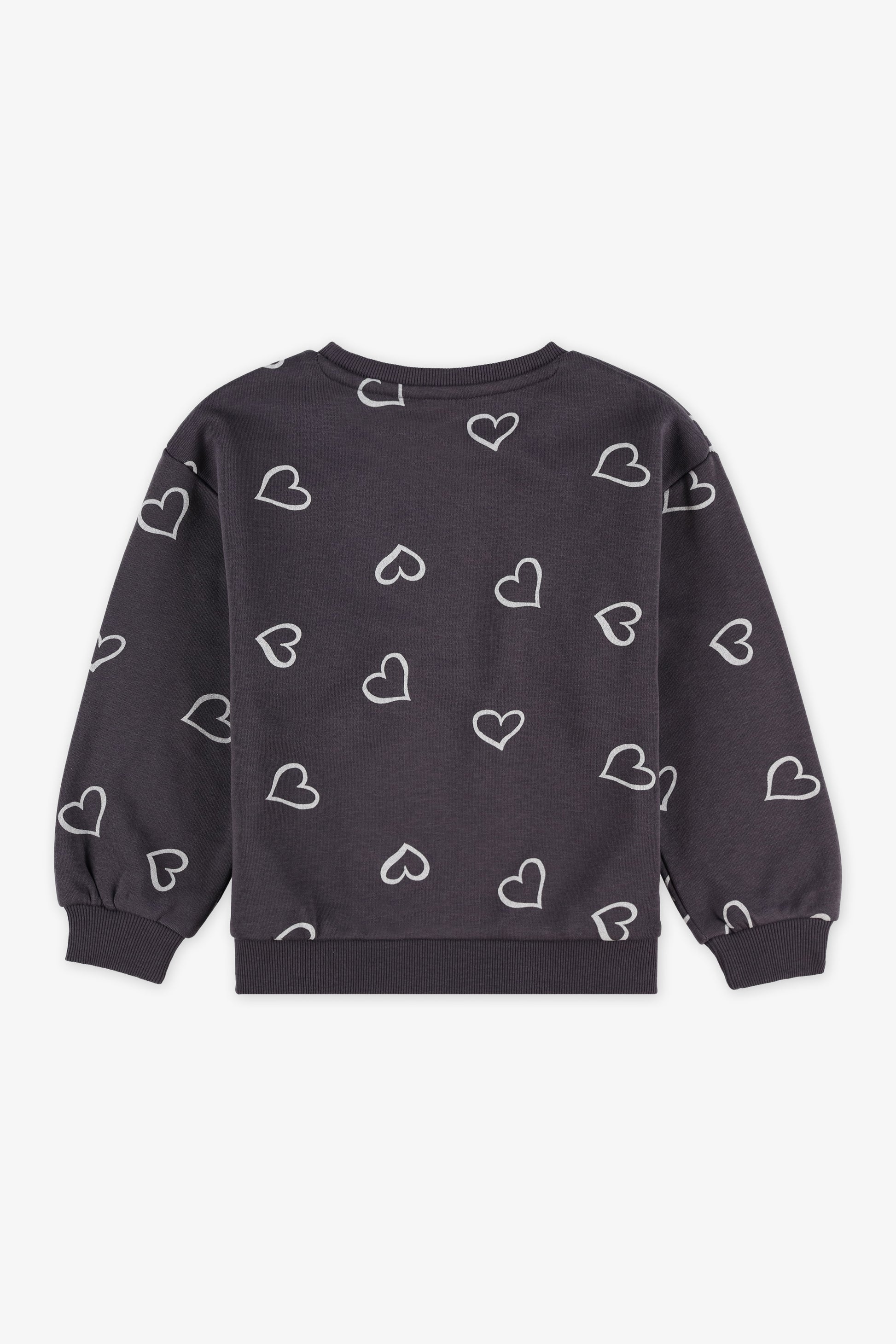 Chandail ouaté - Enfant fille && CHARBON/MULTI