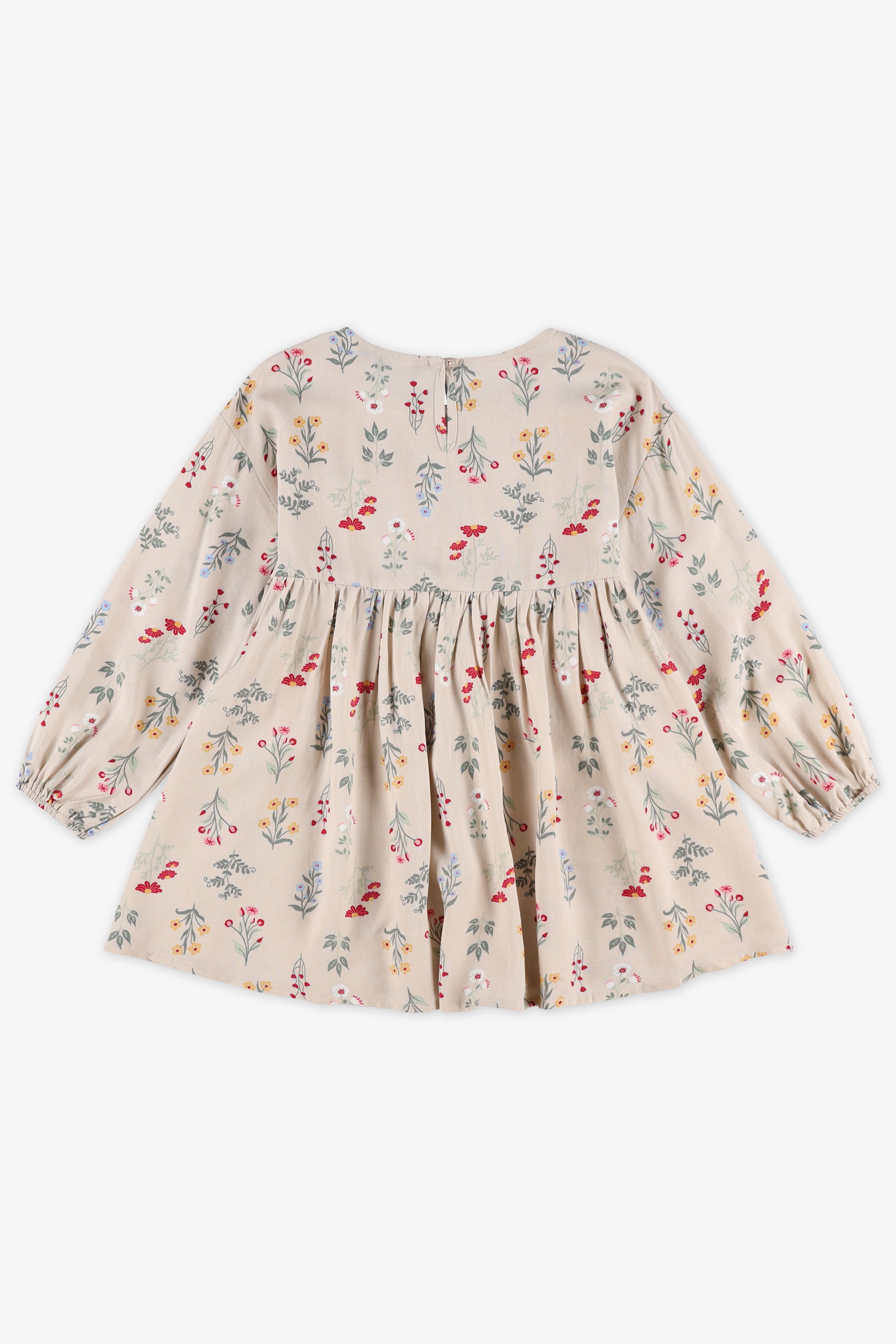 Robe - Enfant fille && BEIGE/MULTI