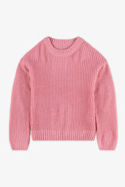 Chandail en tricot - Enfant fille && ROSE