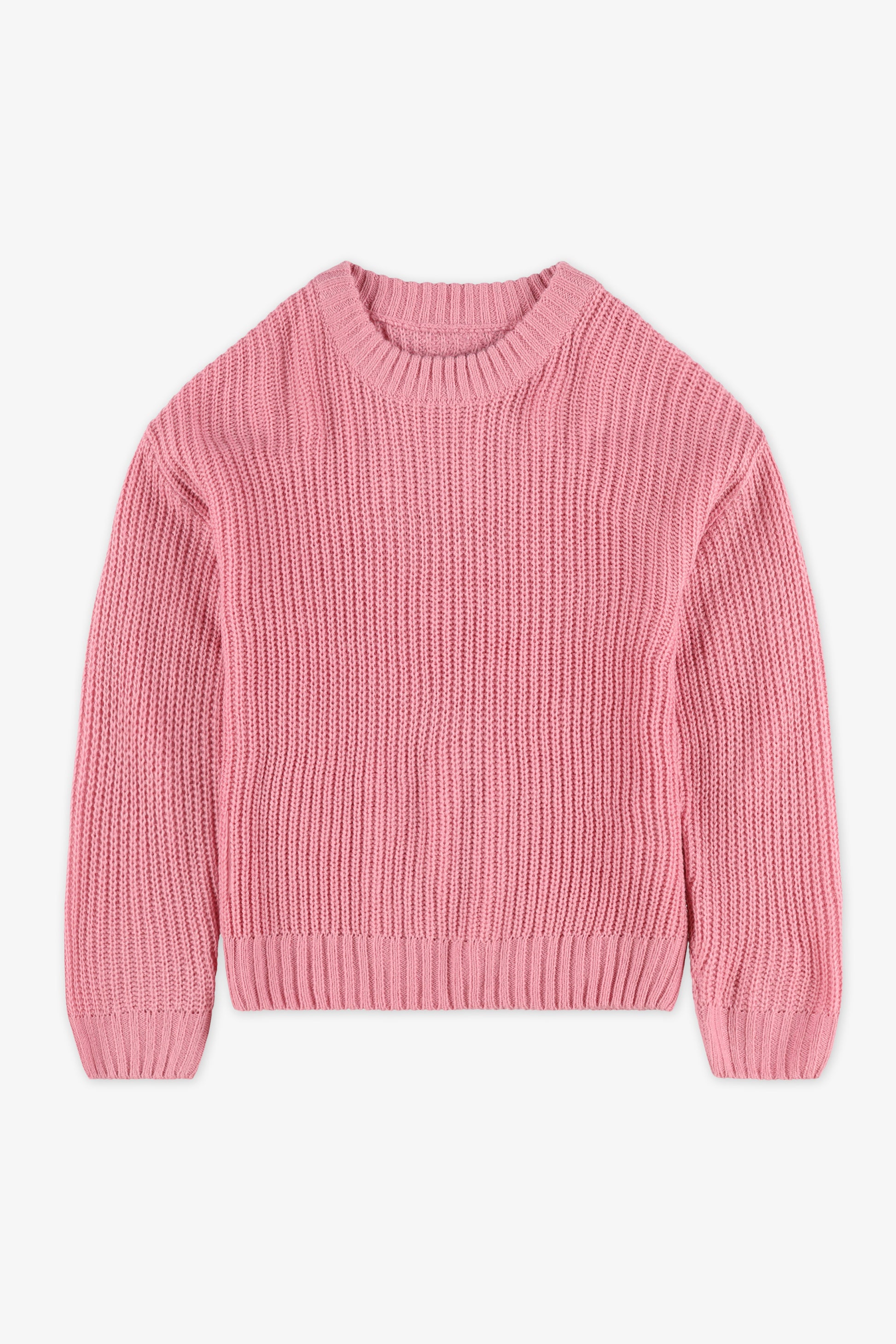 Chandail en tricot - Enfant fille && ROSE