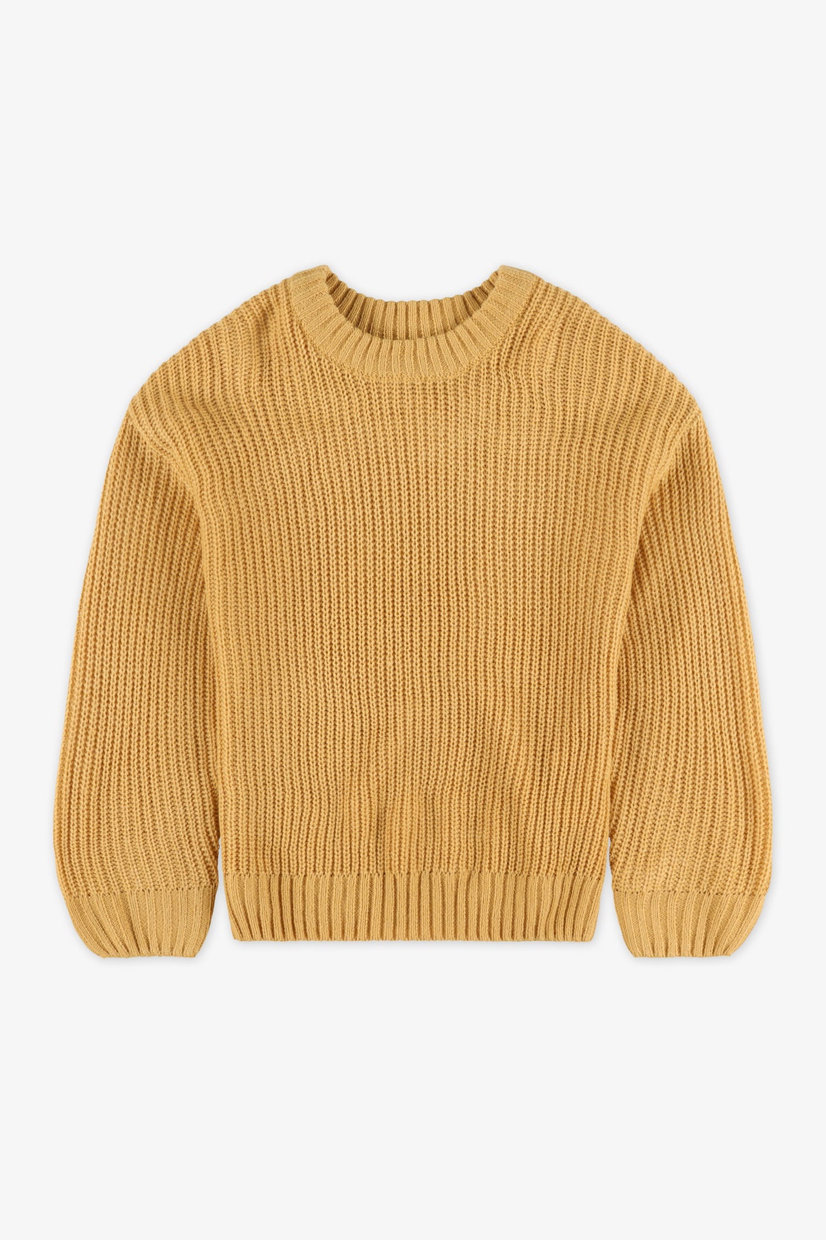 Chandail en tricot - Enfant fille && OCRE