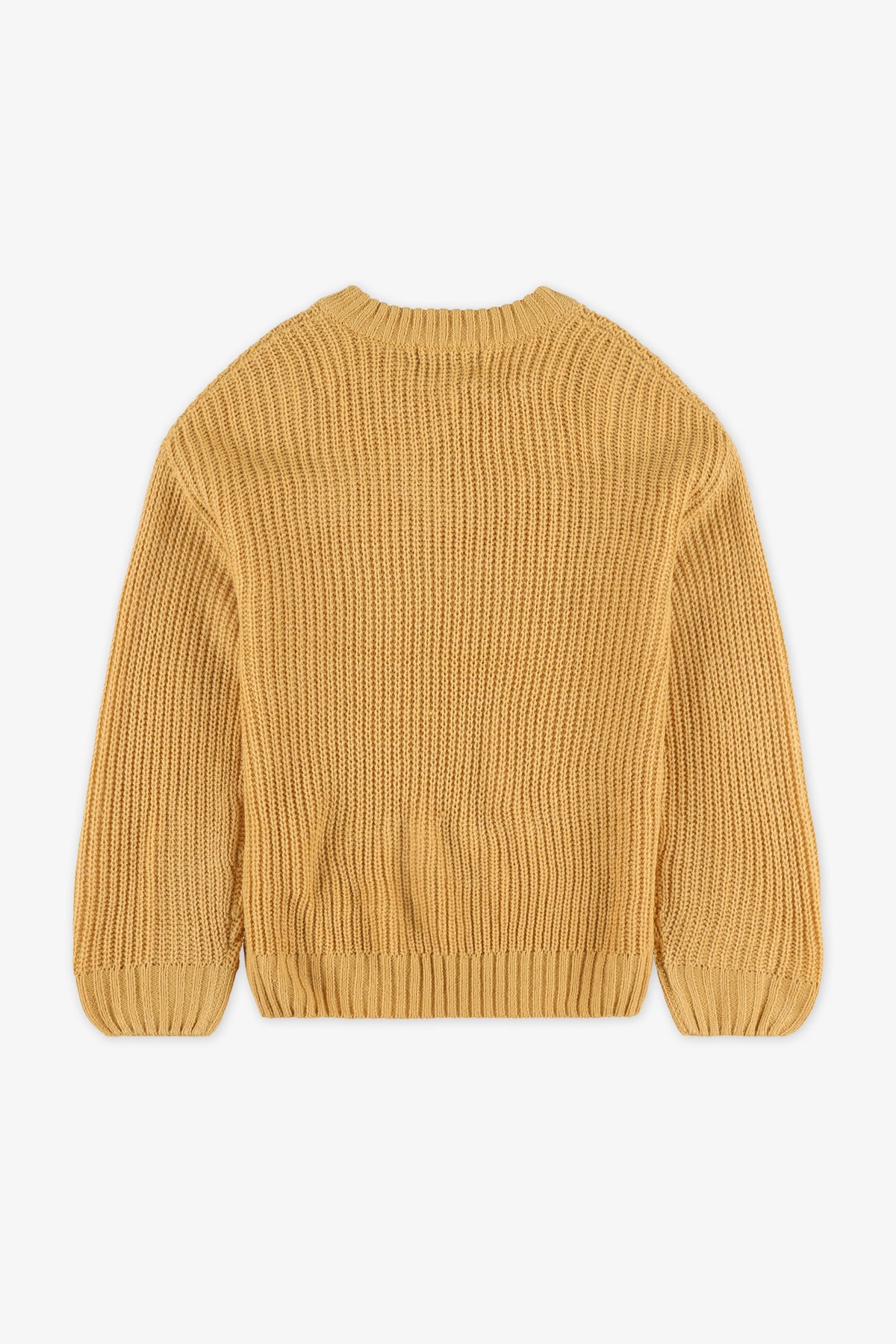 Chandail en tricot - Enfant fille && OCRE